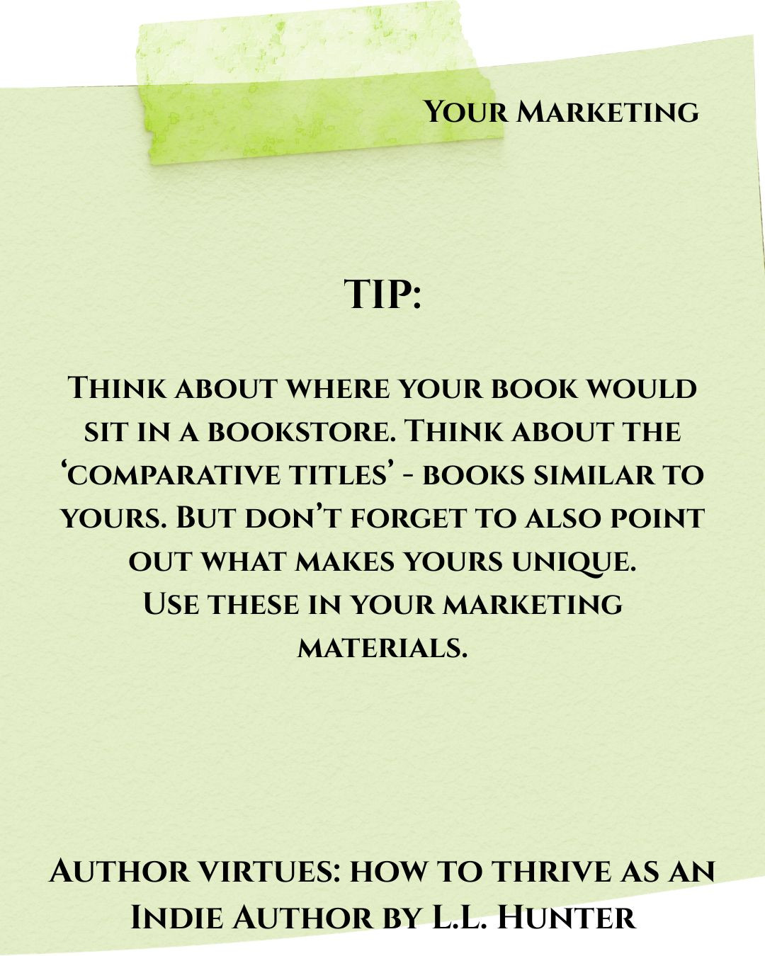 Here's another tip from my upcoming non fiction book for authors.
For more tips and advice, preorder and read Author Virtues: How To Thrive as an Indie author. Coming May 31st.
Preorder now: https://www.llhunterbooks.com/authorvirtues