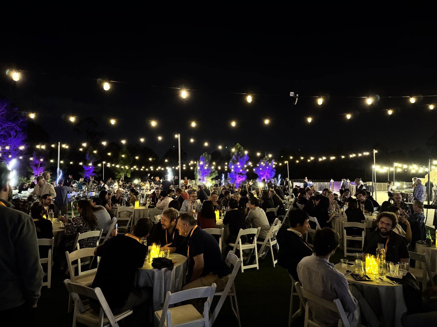 The perfect event for our string lighting packages! Providing functionality and beauty to a large outdoor space at the #hiltonsignia #bonnetcreekhilton .
.
.
.
.
#tylerlightdotcom #tylerlight #uplights led orlandoevent floridaevent colorful eventlighting orlandodmc corporateevent weddinguplights centralfloridaevent bestleduplighting chandelier wedding foodtruck stringlight marketlights halloweenlighting fairylighting weddingvenuemap