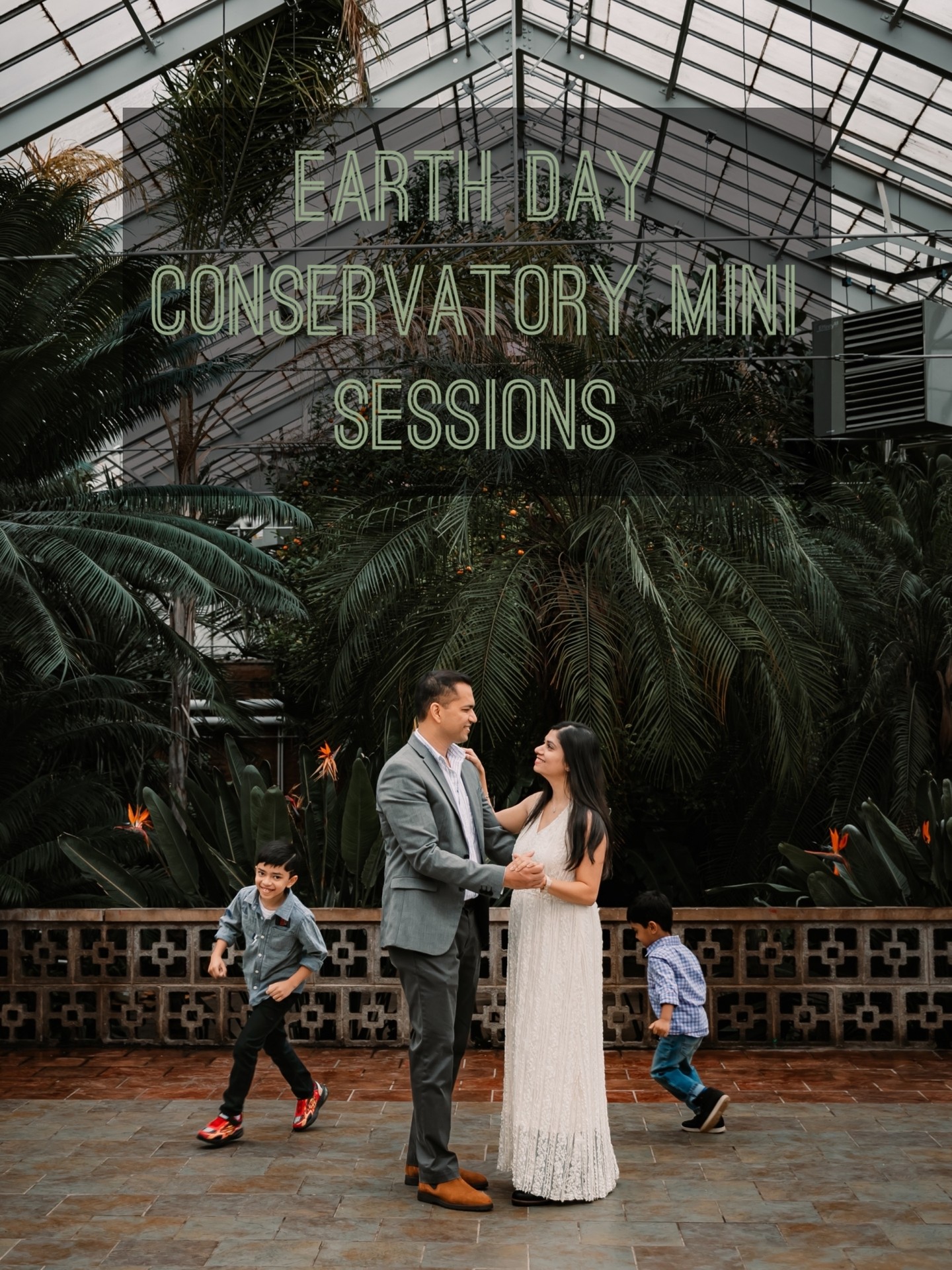 Earth Day Conservatory Mini Sessions 🌿
Dreaming of spring photos but the weather isn’t quite there yet?
I have a few Earth Day Conservatory Mini Sessions inside the beautiful tropical environment at the Potawatomi Conservatories.
Think lush greenery, warm light, and spring vibes even while it's still chilly outside.
March 21
2:00–3:00 PM
Perfect for families, kids, or updated portraits.
Message me for the booking link!