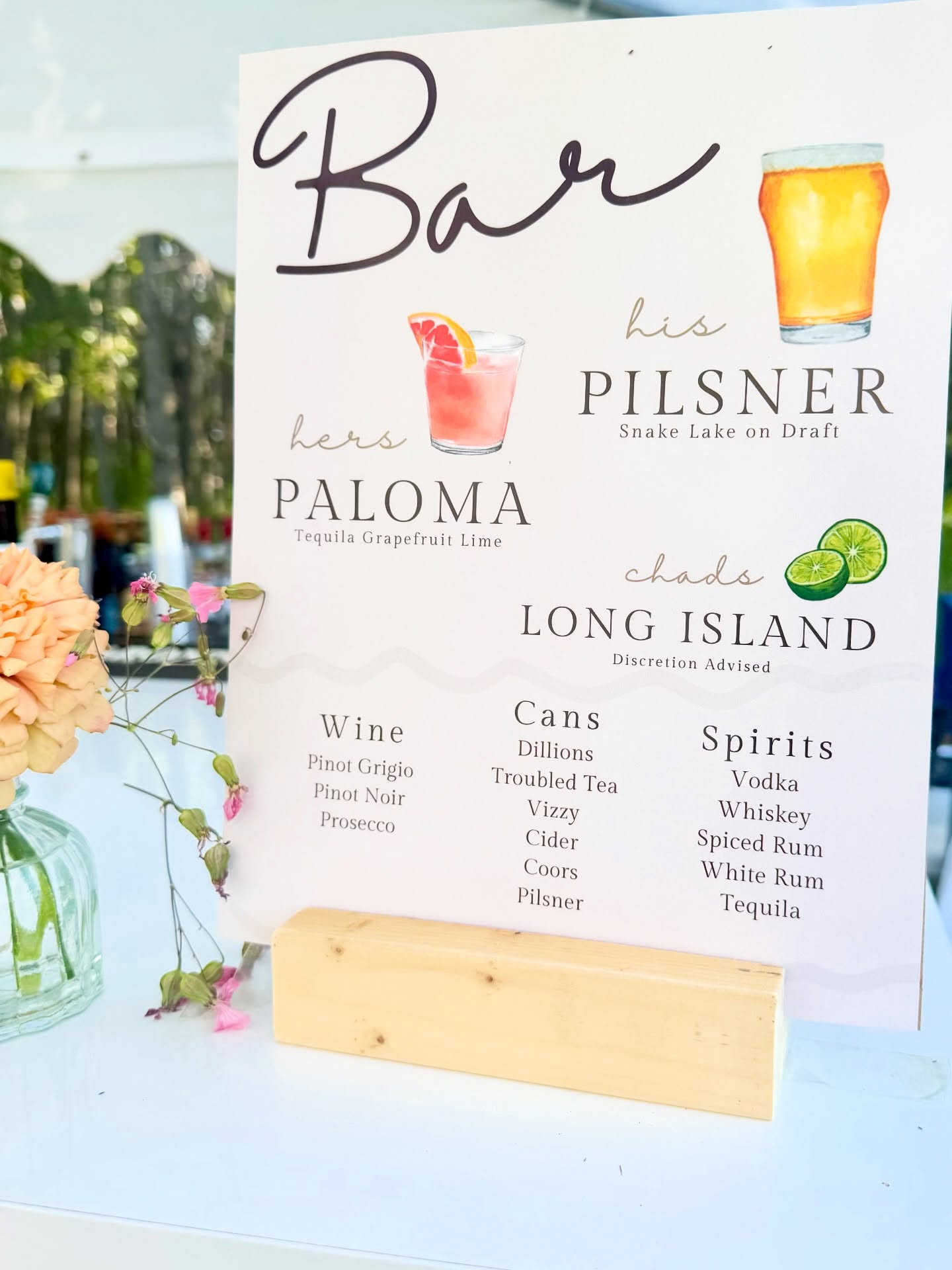 #AAAMobileBartending #BarMenu #WeddingBartenders