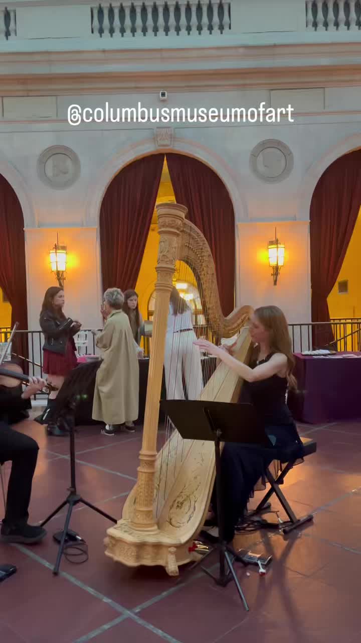 ✨ Live at the Columbus Museum of Art ✨
This clip features a little bit of “Daylight” by Taylor Swift and then “River Flows in You.”
Special thanks to @weddingdayswithdania and @bakesbylo for the videos! 📸
#harp #violinandharp #columbusohio #columbusmuseumofart #weddingmusic #eventmusic #taylorswift #daylight #riverflowsinyou #livemusic