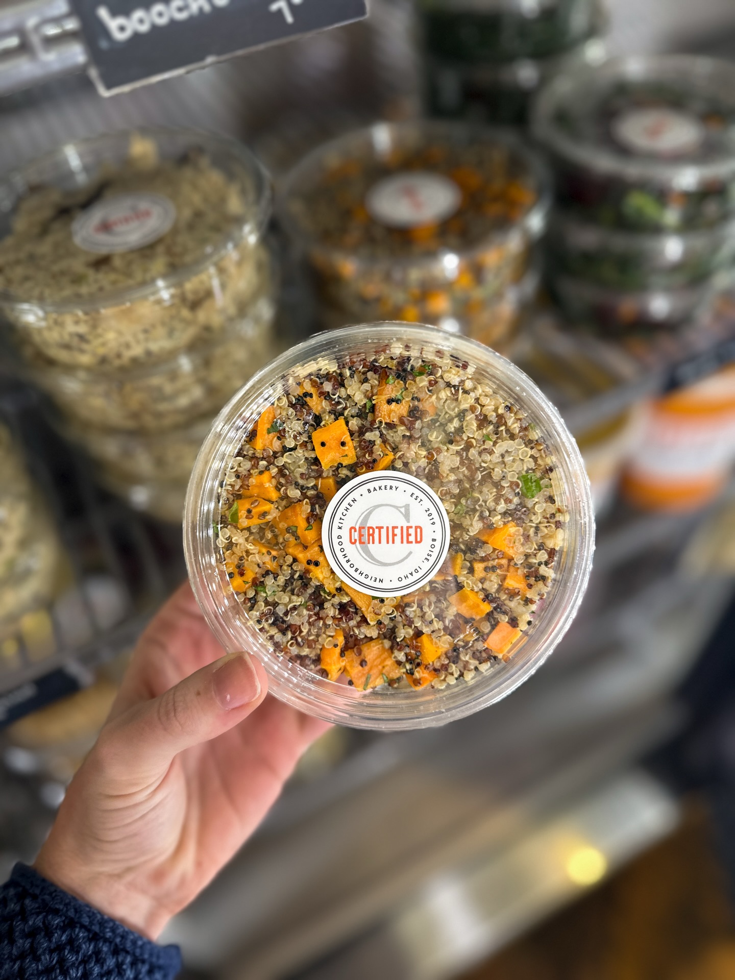 Don’t forget to check the grab & go fridge! Fresh, house-made goodies ready whenever you need something quick.