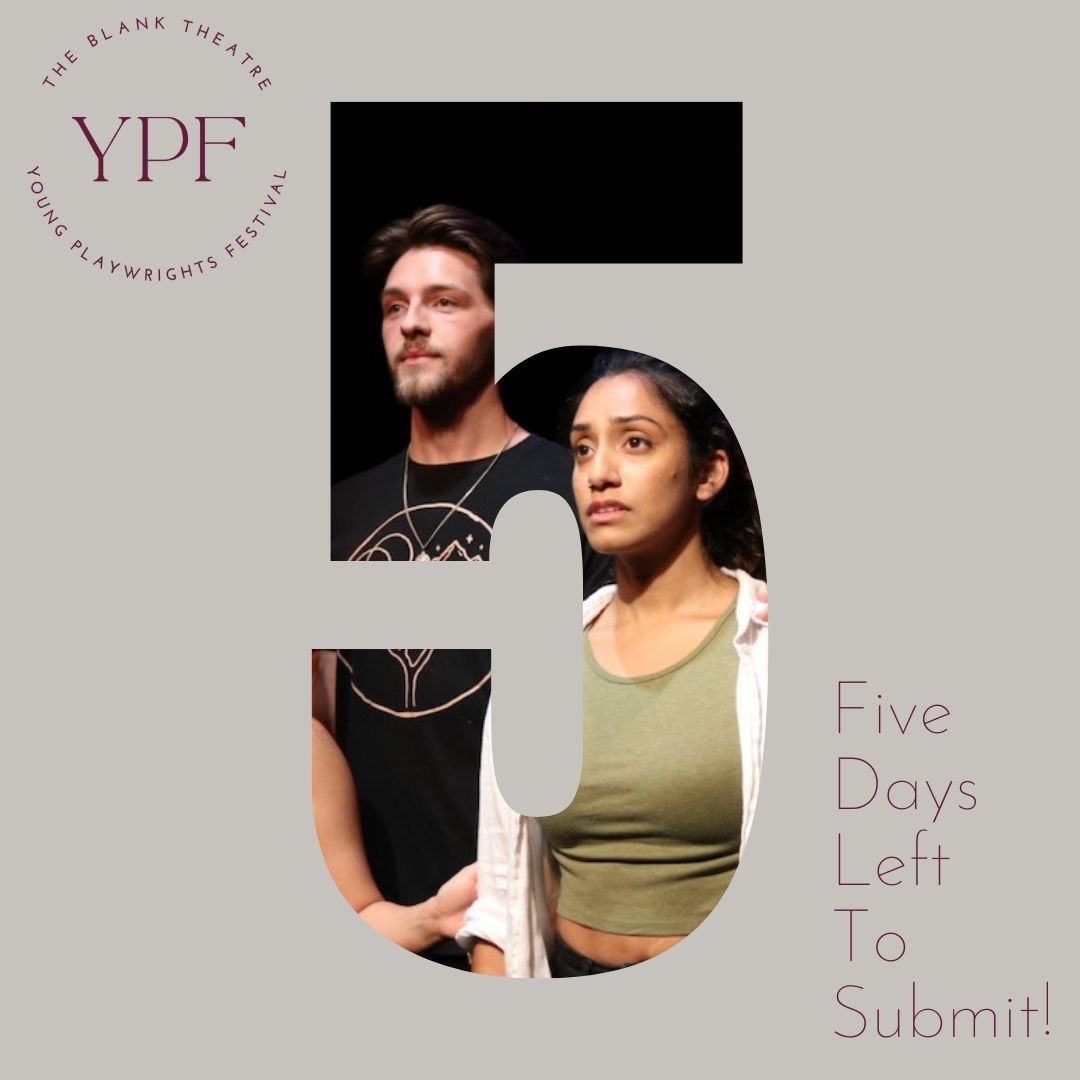 Submissions are rolling in! Don't miss out! The deadline to submit to the 34th Annual Young Playwrights Festival is 11:59 PM Sunday! Link to submit in bio!