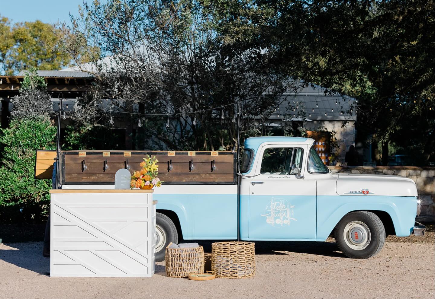 A Welcome Bar To Remember
As guests arrived to this venue, we were there.
We poured their welcome drinks as they waited for their loved ones to walk down the aisle and tie the knot.
Being part of that moment, the anticipation, the joy, the look on their faces when they realize just how beautiful everything is. It’s why we do what we do. We’re part of your story, and honestly, that’s everything.
Planner: K Laine & Co @k_laine_co
Assistant: Jodi Wycoff @justjodiwycoff
Venue: @thevineyardsatchappellodge
Photographer: Gracie Byrd Jones @graciebyrdjones
Florals: Rebel Floral | Lauren Wadsworth @rebelfloral
Signage: LBV Design House @lbvdesignhouse
ATX | ATX Events | Texas | Texas Weddings | Hill Country | Hill Country Weddings | Tap Truck | Mobile Bar | Mobile Bartender | Bar On Wheels | Full Service Mobile Bar | Bar Catering | Custom Bar Menu | Craft Cocktails | Bar Menu | 2026 Weddings | Birthday Celebrations | Corporate Events | Private Events | Baby Showers | Grand Openings | Texas | Small Business | Austin Small Business | Vintage | Ford F-100 |
