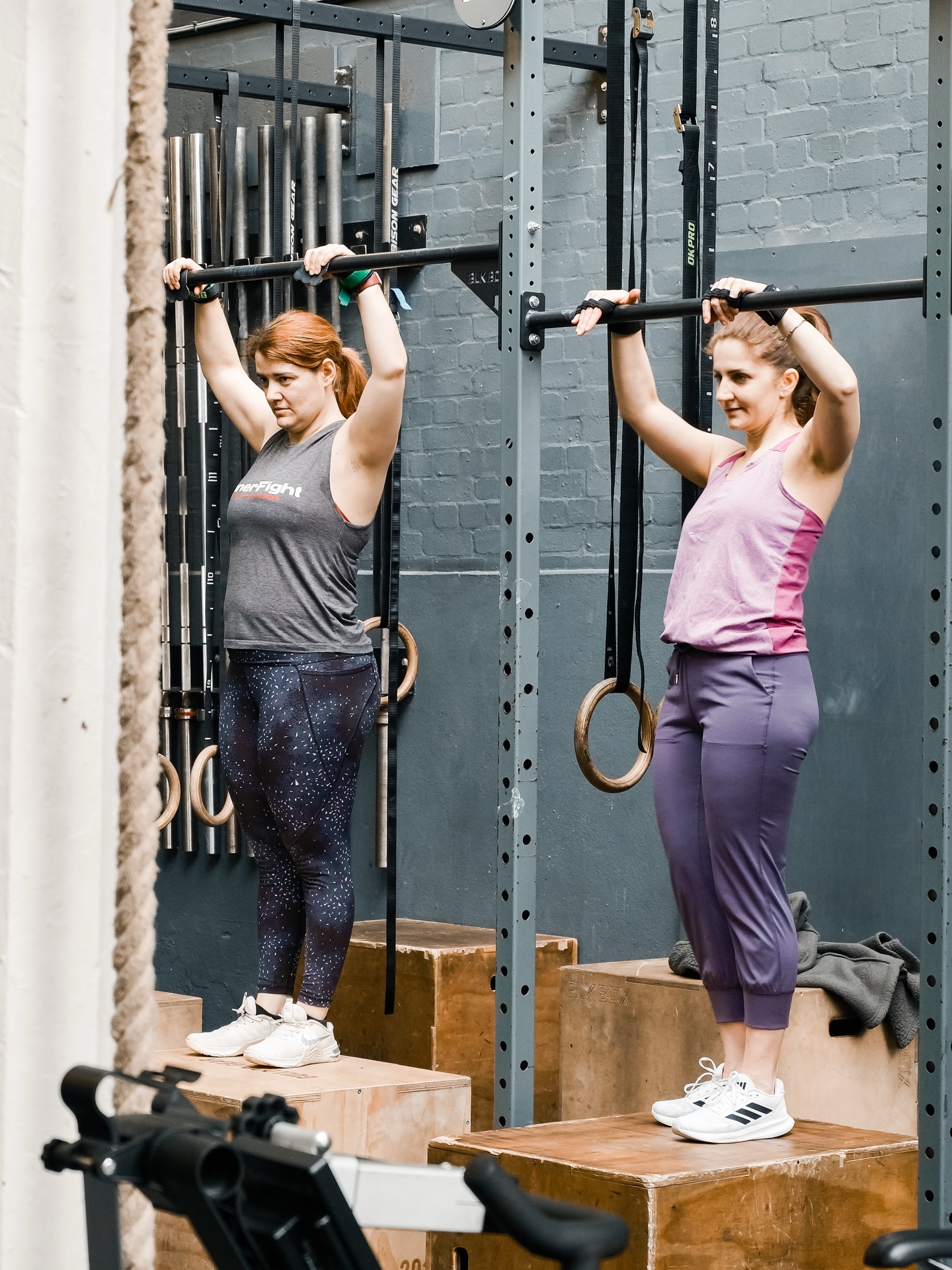 Muscle-ups showed up in the @crossfit Open workout this weekend,so in class we spent time learning the pull-ups that lead to them.
Big skills always start with small steps.
-
#crossfit