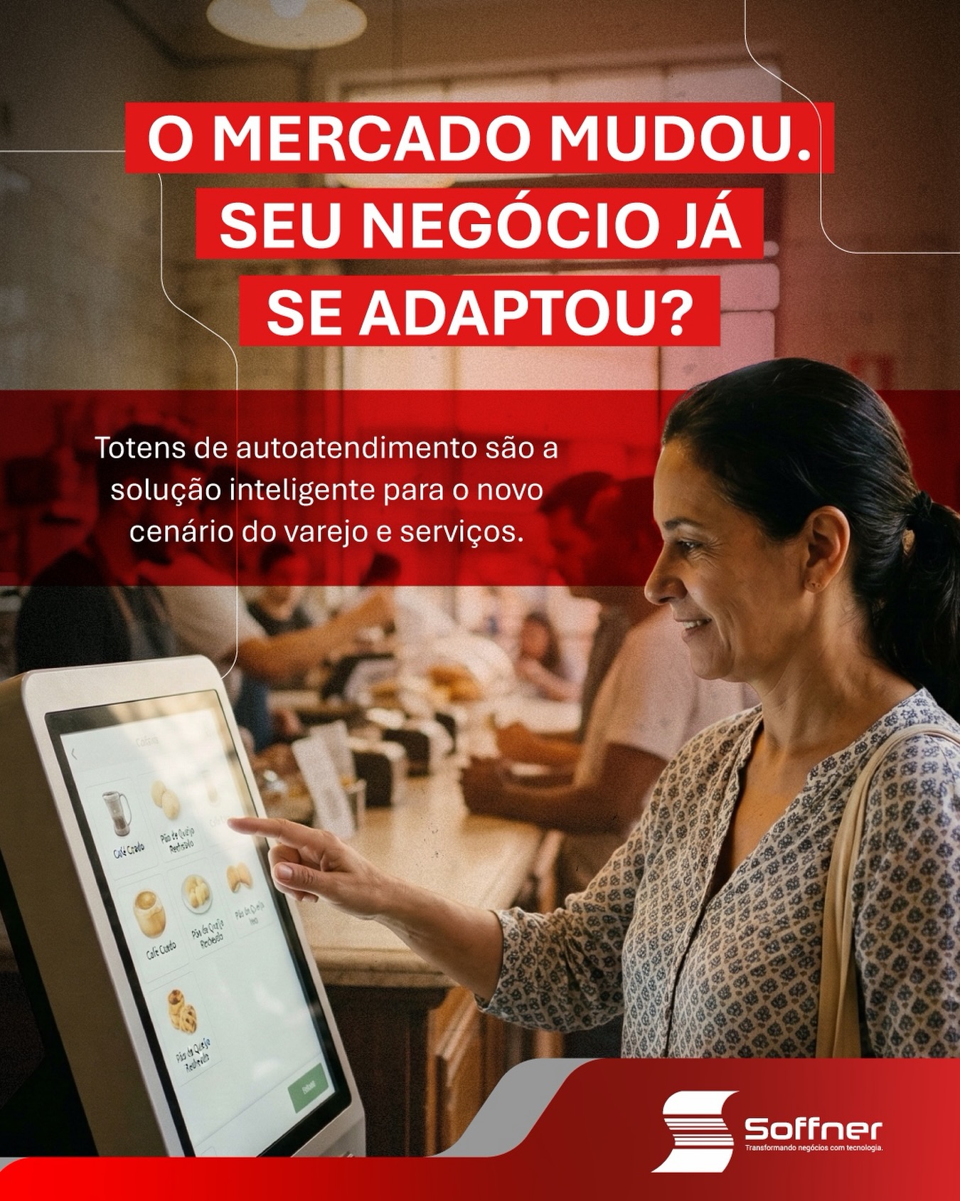 Com as mudanças nas dinâmicas de jornada de trabalho e o debate sobre a escala 6x1, o setor de serviços precisa encontrar formas de otimizar custos operacionais sem perder a qualidade no atendimento. A solução? Tecnologia.
A implementação de totens de autoatendimento já é uma realidade para absorver a demanda, reduzir filas e escalar as vendas. Mas para que isso funcione sem dores de cabeça, a infraestrutura por trás precisa ser sólida.
A Soffner oferece o outsourcing de TI completo para garantir que a sua tecnologia nunca pare.