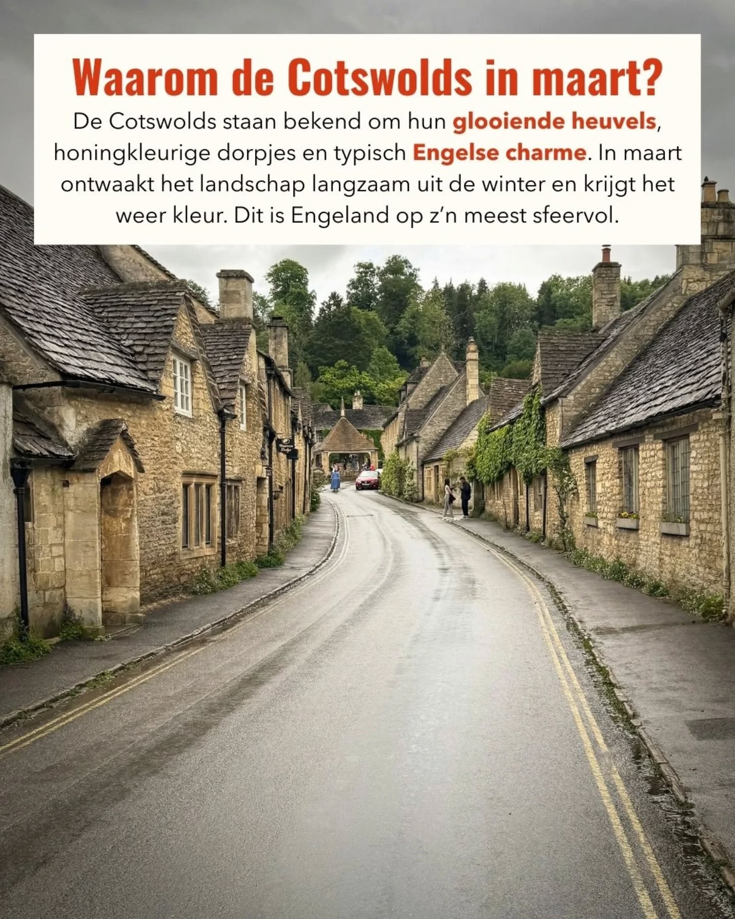 Glooiende heuvels. Honingkleurige dorpjes. 🍯
De Cotswolds in maart zijn stil, sfeervol en puur.
Hier wandel je zonder drukte door het Engeland dat je kent uit films.
👉 Laat je volgende reis plannen bij metthijsopreis.com Link in bio
👉 Bewaar deze post voor je volgende lente-trip!