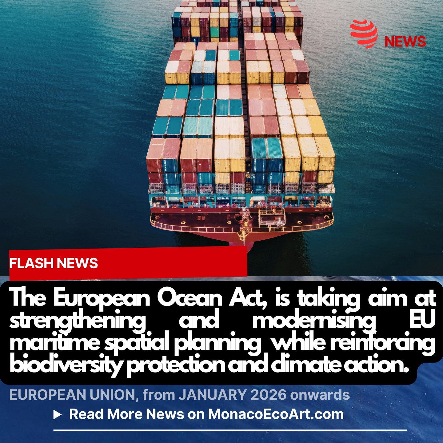 @mo.eco_art MonacoEcoArt.com #flash #news #european #ocean act 🌊🇪🇺Since January 2026 the European Commission has launched a public consultation in order to lay the foundations for the future European Ocean Act, a strategic legislative initiative that is expected to be transformed into a European directive by the end of this year: considered as the cornerstone of the European Ocean Pact, adopted in 2025, aims at strengthening the protection of the #oceans, support a competitive and sustainable #blueeconomy and improve the well-being of coastal #communities 🛰️🌐Taking inspiration from the Maritime Spatial Planning Directive path of approval, the to improve the coherence, effectiveness and implementation of maritime governance at European level, including through a more integrated approach for sea basins, the new regulatory project is addressed to improve maritime governance at European level, building up a more #integrated and therefore #efficient and #coherent system 🎯⚖️At the same time, the European Ocean Act sets a goal of putting in place ocean-related actions combining climate, pollution, and biodiversity targets to reinforce climate-smart maritime spatial planning ⚠️♻️ The European Commission highlighted numerous criticalities to be overcome through tangible #solutions, notably: fragmented and inefficient decision-makers management, gaps in #strategies and #data collection, climate change, #biodiversity loss, overexploitation of marine sources by #human communities 🔜👥 A wide range of stakeholders were heard until February the 9th 2026 in order to depict a cost-benefit and impact assessment of the forthcoming regulation as an update of the Marine Strategy Framework Directive – MSFD (Framework Directive 2008/56/EC) considered as a #pillar of the EU Integrated Maritime Policy to achieve "Good Environmental Status" (GES) across European marine waters through effective strategies to protect, preserve, and restore the marine ecosystem while ensuring a sustainable use of marine #resources 📸 © Layout and Contents by: © MonacoEcoArt - @europeanparliament