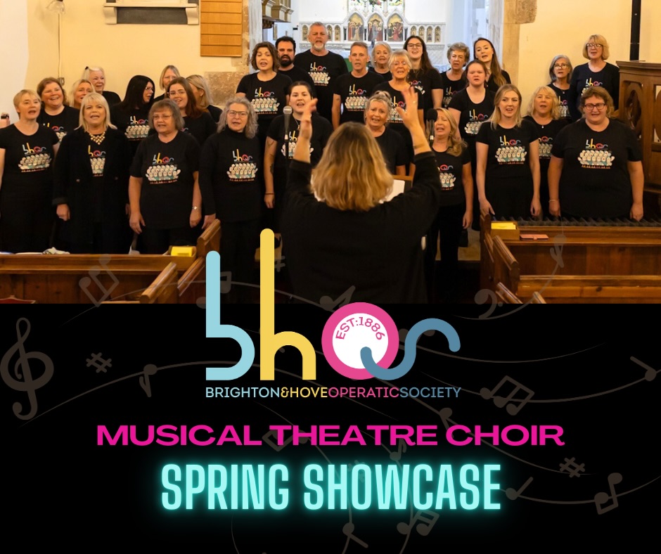 2 WEEKS TO GO!! We’re in the final rehearsals for our Spring Showcase - come along and enjoy a wonderful evening of musical theatre - always a sell out so don’t miss out!
Wednesday 25th March
8pm (doors 7:30pm)
Church of the Good Shepherd, Dyke Road
🎟️ https://www.ticketsource.co.uk/brighton-hove-operatic-society/bhos-musical-theatre-choir-spring-showcase/e-emejox
#musicaltheatrechoir