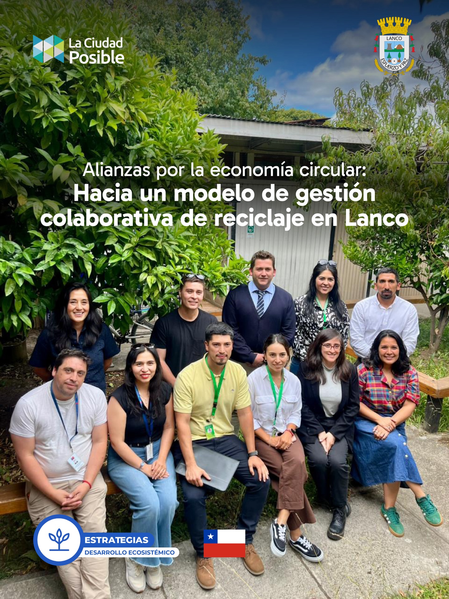 Avanzamos en el diseño del “Modelo de Gestión Colaborativa de Reciclaje para
Lanco” ♻️
Junto a la Municipalidad de Lanco estamos desarrollando un proceso de diagnóstico participativo que busca fortalecer la gestión de reciclaje comunal e integrar el trabajo de recicladores de base al sistema local.
Jurante esta primera etapa hemos realizado encuentros con equipos municipales y recicladores del territorio para conocer el funcionamiento actual del sistema, identificar desafíos y levantar insumos para el diseño futuro.
Este proceso permitirá avanzar hacia un sistema de reciclaje más eficiente, con nayor recuperación de materiales y con inclusión de recicladores de base en el marco de la implementación de la Ley REP.
