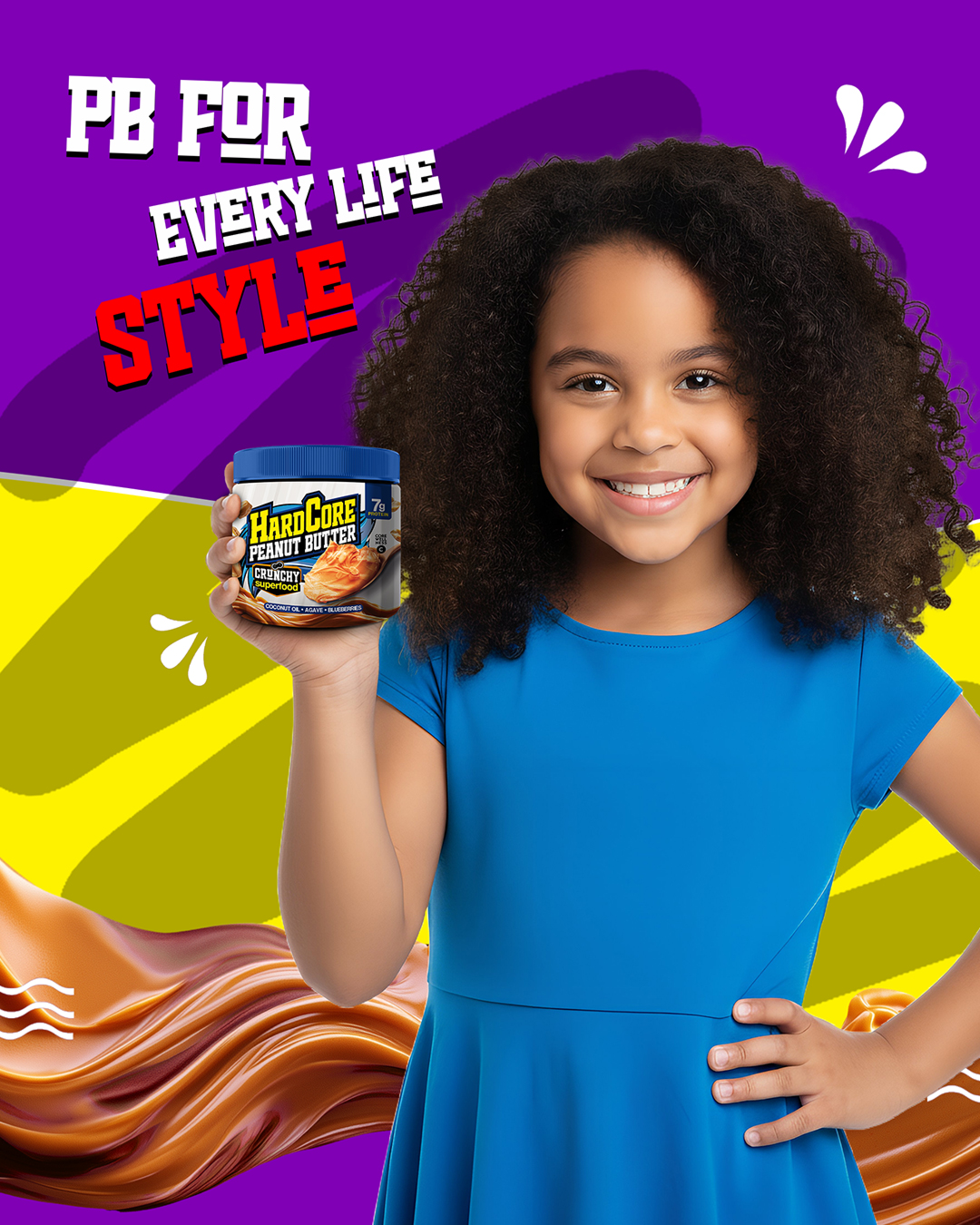 Smooth or crunchy. Game day or school day.
Hardcore PB fits every schedule, snack, and style.
#HardcorePB #PeanutButter #FlexibleEating #ProteinSource