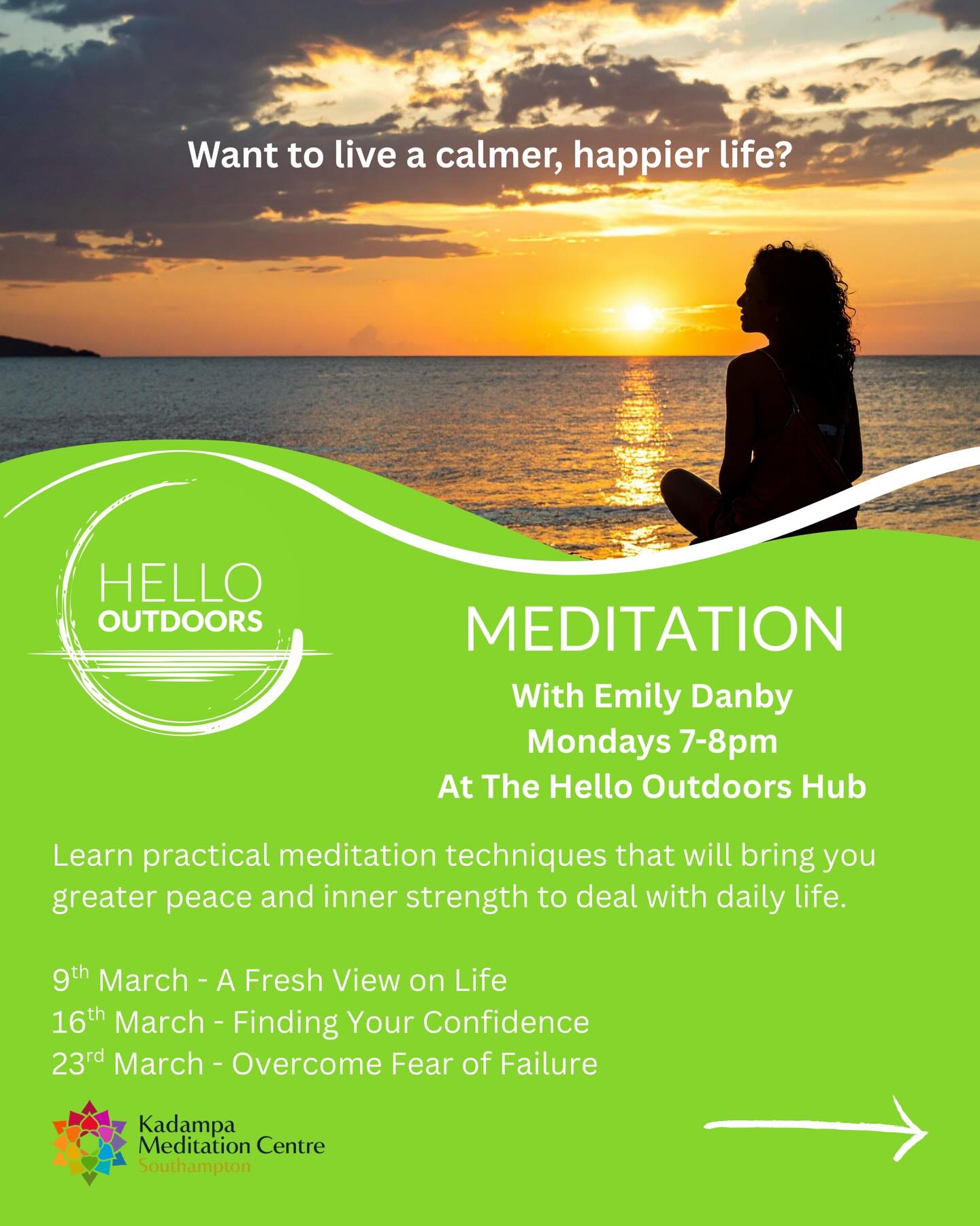 Join Emily in our cosy venue at the Hello Outdoors Hub from 7pm tomorrow.
✨Beginners and experienced meditators welcome
✨Great for letting go of stress and taking a mental break
✨ Learn meditation techniques to keep a balanced mind when things get rough
🫖We’re a friendly, welcoming bunch. Stay for tea and a natter.
Reach out with any questions!
#meditation #newforest #timeandspace #seasidecalm