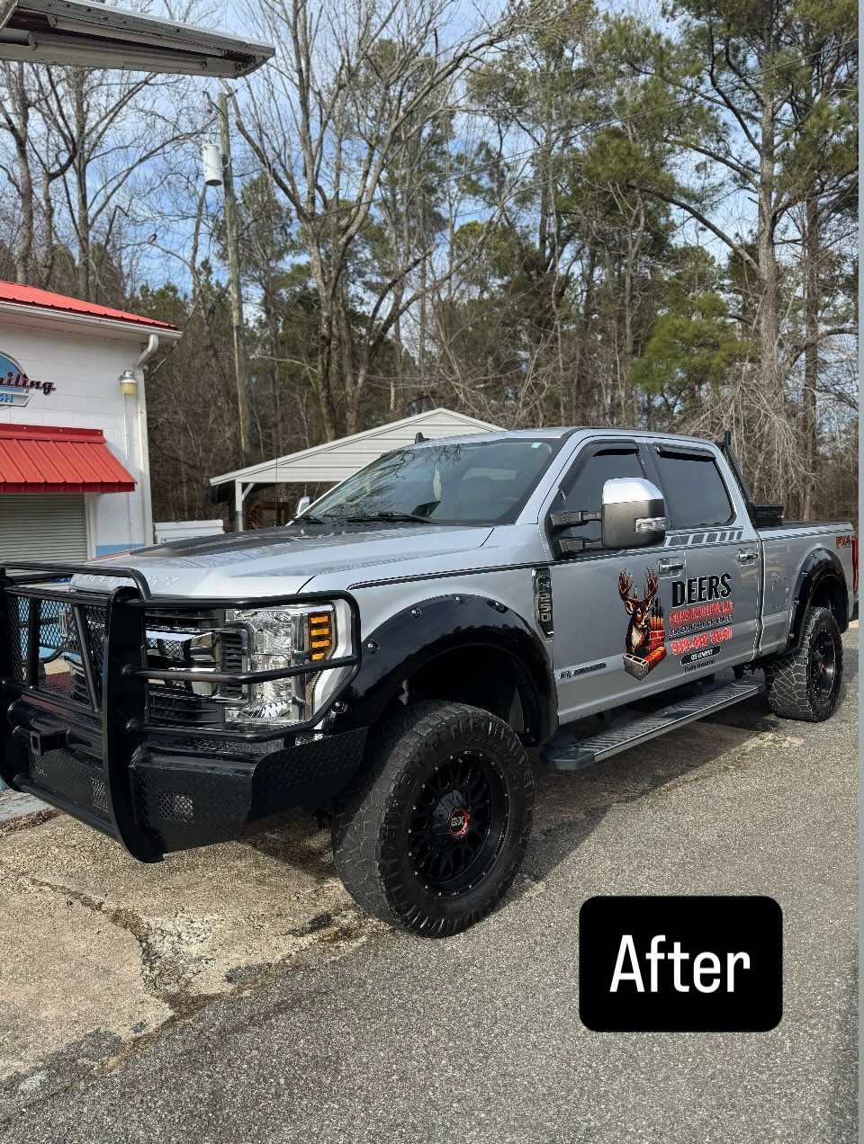 Another work truck ready to represent the brand. 💪
We installed custom logo graphics and lettering for Deers Construction LLC so this truck stands out on every job site and every road.🦌🚀
#pittsboronc #construction #businessadvertising #vinyllettering #windowtint