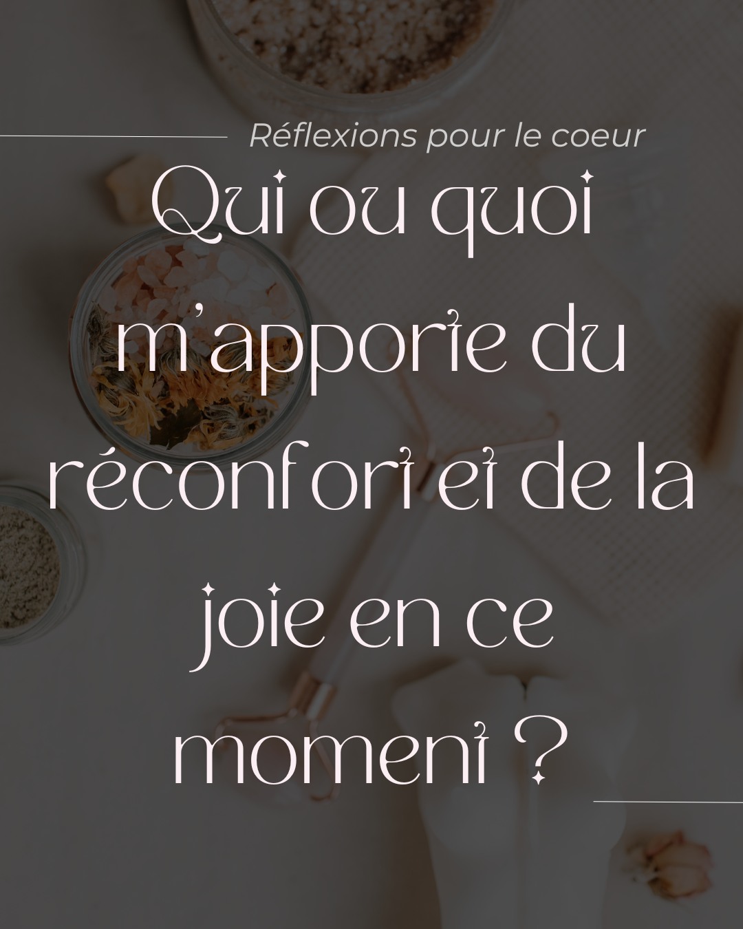 Reconnaître ce qui apporte du réconfort nourrit le cœur et l’esprit. 🤍
//
Recognizing what brings comfort nourishes both heart and mind. 🤍
#gratitude #joyfulmoments #innerpeace #wellbeing #holisticwellness #montrealwellness #mtljoy #mindbodyconnection