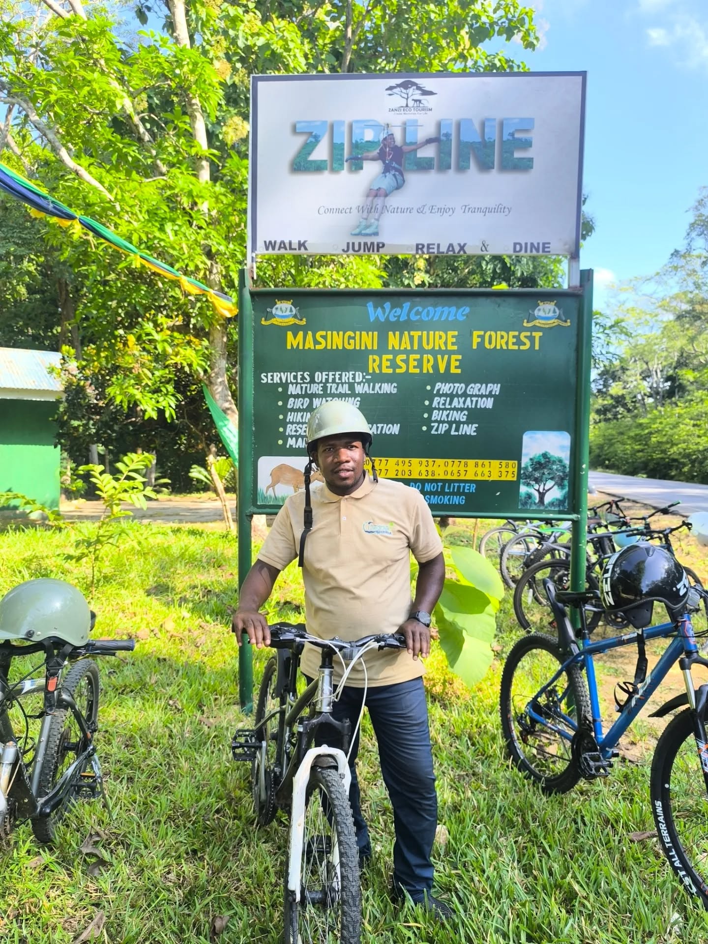 Zipline Adventure in Zanzibar 🌿
🏝️🧳⛱️
Visit Masingini Nature Forest Reserve and enjoy an exciting zipline experience above the forest. You can also explore nature trails, go biking, bird watching, hiking and capture beautiful photos in a peaceful natural environment.
Ready for the adventure?
Book your trip with Cheichei Zanzibar Tours and Safari today.
WhatsApp
+255 777 814472
Email
info@cheicheizanzibartour.com
Please visit our website
www.cheicheizanzibartour.com
🧳
⛱️
🌴
#zipline #masinginiforest #tanzania #cheicheizanzibartour #zanzibar