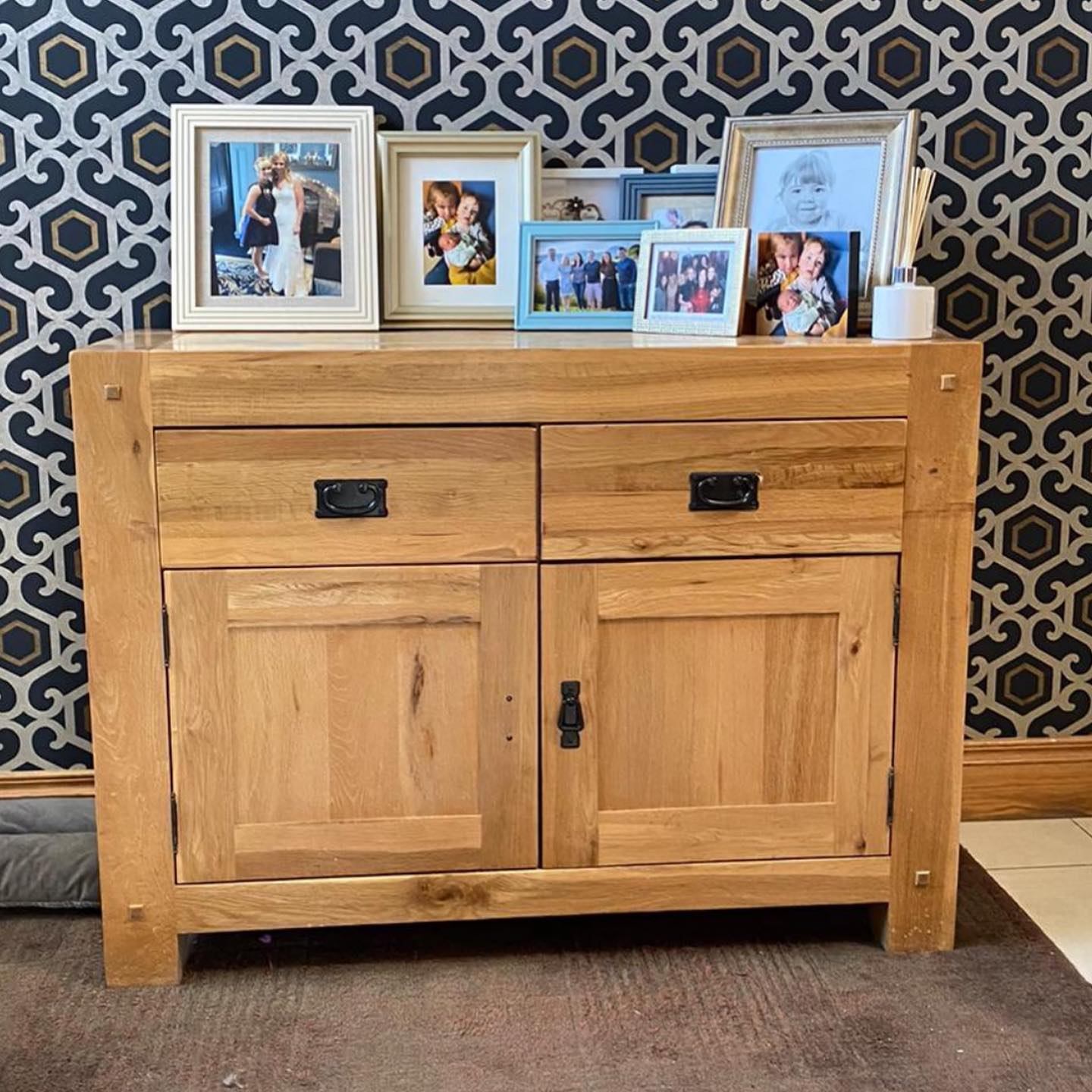 Filling holes and changing handles to knobs. Another unit out the door today. Sprayed in Colourtrend’s milk teeth colour #moranpainting #dundalk #furniture #paintinganddecorating