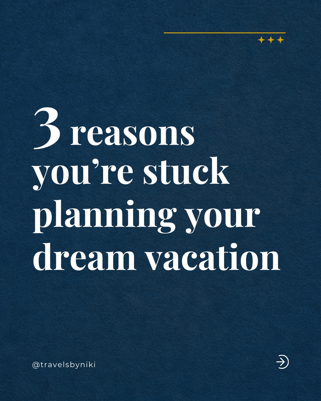 If you’ve been “planning” the same trip for months, this might help.
First, a lot of people get stuck trying to find the perfect place. The best beach. The best resort. The best value. When everything feels important, nothing gets decided.
Second, most people don’t actually know their travel style as clearly as they think they do. Do you want quiet and tucked away? Or walkable and lively? Those lead to very different choices.
Third, researching without structure makes everything feel bigger than it is. Saving posts and reading reviews isn’t the same as narrowing down options with intention.
When we slow it down and clarify what really matters to you, decisions get lighter.
Which of these three feels the most like you right now?
.
.
#dreamvacation #dreamtrip #tripplanning #vacationplans #travelplanning