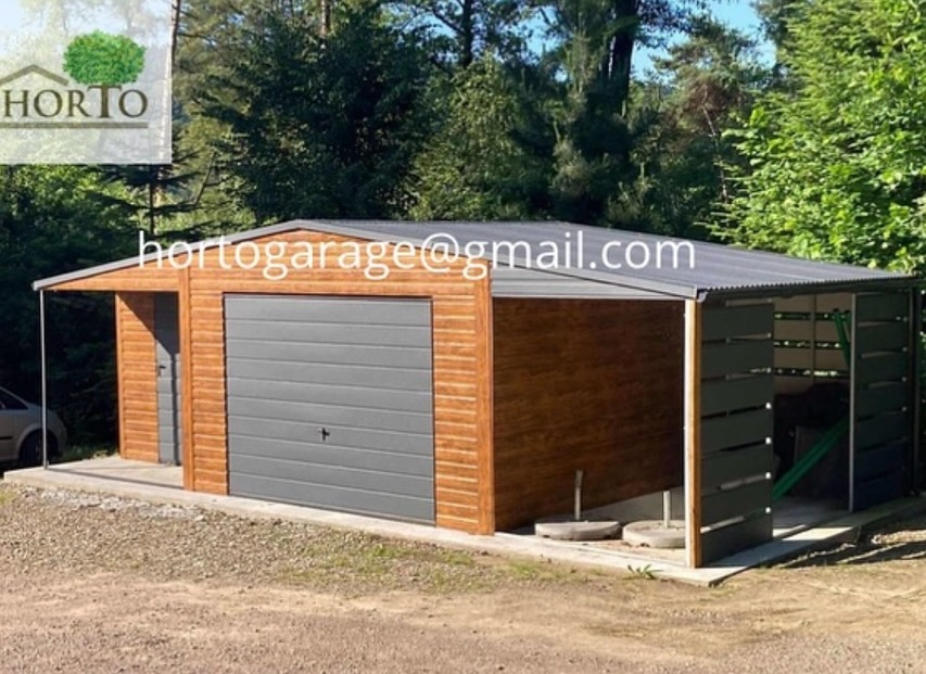 🙋♂️😃Wir stellen Ihnen unsere Garage vor - modern und praktisch, die Funktionalität und Ästhetik vereint.
📏Abmessungen:
- Breite (vorne): 7 m
- Tiefe (Seite): 6 m
- Höhe: 2,5 m über Dach, 2,2 m an den Seitenwänden
- Seitenwand: 2,5 m breit
🎨Farbgestaltung:
- Wände - elegante Holzimitation (goldene Eiche)
- Garagentor, Türen und Fenster - anthrazit
- Dach - anthrazit
🏗️Aufbau:
- Robuster, korrosionsgeschützter Stahlrahmen
- Wände und Dach aus Trapezblech mit ästhetischem Erscheinungsbild
- Zusätzlicher Lagerraum mit separatem Eingang
- Seitliche Überdachung (Schuppen) ideal für die Lagerung von Holz, Fahrrädern, Gartengeräten oder Autos
✅Vorteile:
- Langlebigkeit und Witterungsbeständigkeit
- Modernes, elegantes Design im Holzstil
- Funktionale Lösung: Garage, Abstellraum und Schuppen in einem
- Maße und Farben individuell gestaltbar
✅Anwendung:
🚗- Garage für Auto oder Motorrad
🪛🔨- Werkstatt
🧰- Stauraum für Werkzeuge und Gartengeräte
💻📲👨💻 eine ähnliche Garage oder andere Details wünschen, mailen Sie hortogarage@gmail.com, gehen Sie auf den Link in der Bio oder rufen Sie an
📞 +49 177 4242452
📞 +49 152 246 74 361