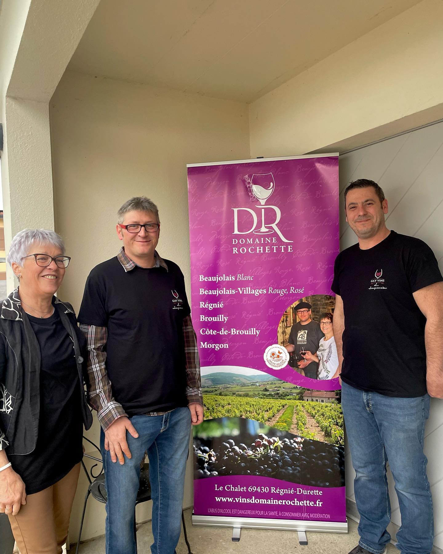 Journée dégustation en collaboration avec Mathieu et Chantal du domaine Rochette 🍇 #domainerochette #degustation #vins #wine #beaujolais #chiroubles #morgon #brouilly #gayvins