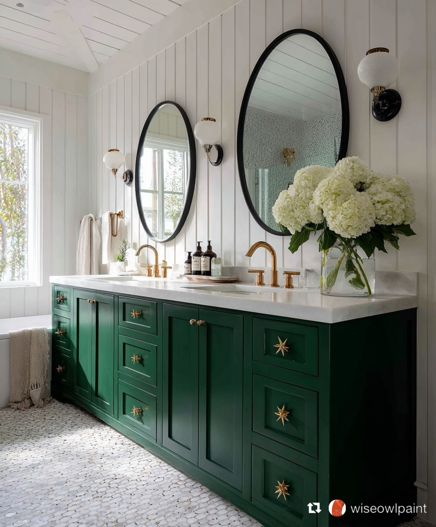 🦉Australia’s home of Wise Owl Paint
Some colours quietly transform a room.
Botanical is one of them.
Deep, rich and grounded, it brings the calm of nature indoors — especially when paired with warm brass and crisp white like this beautiful vanity.
The result feels effortless. Collected. As though the space was always meant to look this way.
One of the things refinishers quickly notice with the Wise Owl One Hour Enamel system is how confidently the colours perform in real homes.
No separate topcoat.
No long curing times.
Just a durable, furniture-grade finish that levels beautifully and cures quickly — so projects move forward instead of sitting around waiting.
If your cabinets have been waiting for their moment, Botanical might be calling.
Available from The Furniture Paint Shop ~ Australia’s home of Wise Owl Paint 🦉
#FurniturePaintShopAustralia
#WiseOwlPaintAustralia
#WiseOwlPaint