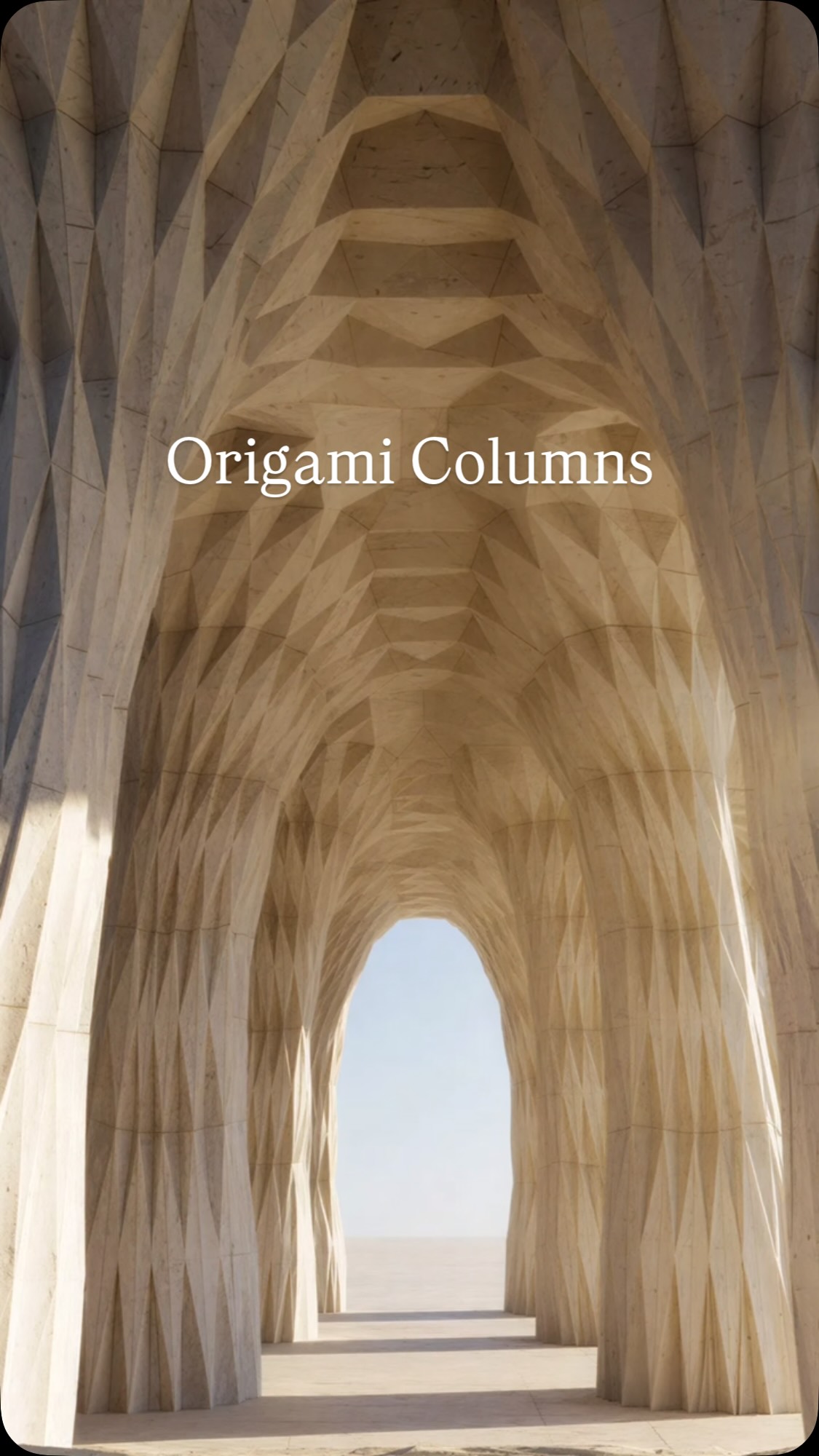 Generated with code using Grasshopper3D and rendered with AI using @myarchitectai
This geometry study is inspired by origami pleating as a form generator. #architecture #archlovers #parametricarchitecture