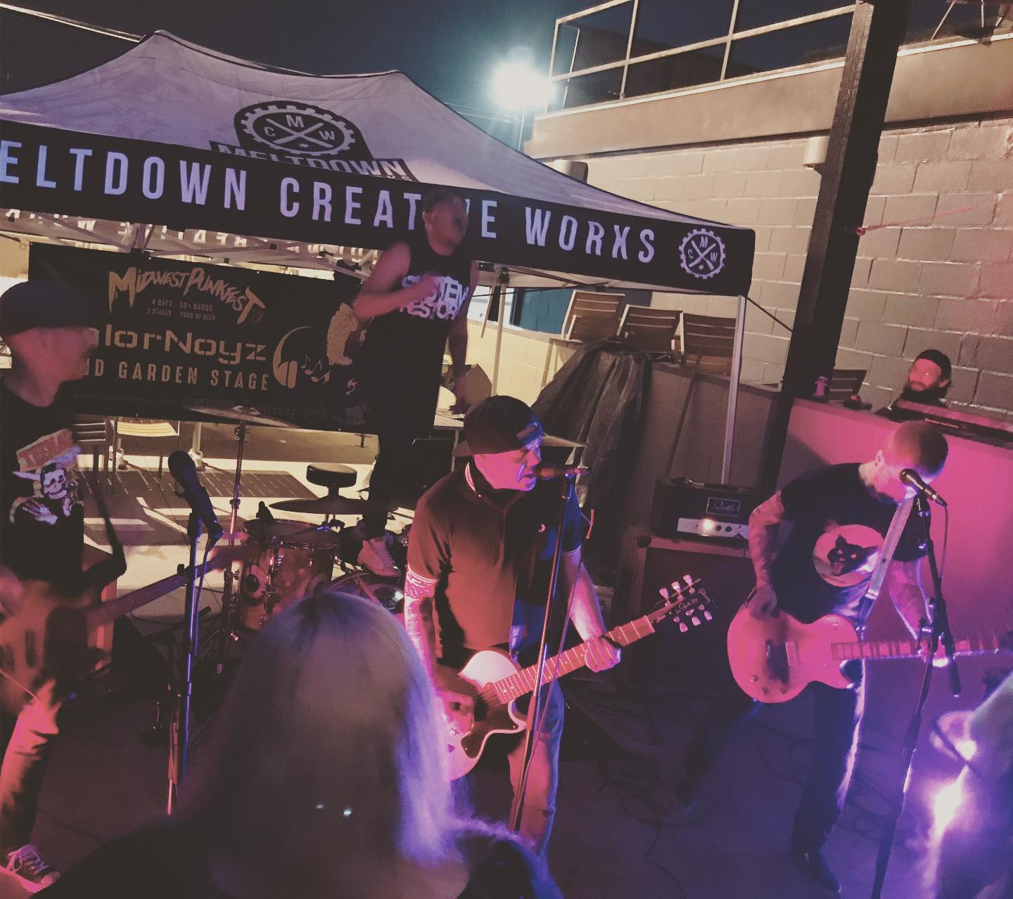 Our homies from Milwaukee @avenuesrock came back this year with a vengeance! These wiley gents got that twin magic and forever blow us away! #punk #punkrock #rocknroll #festival #midwest #represent #party #mwpfxi