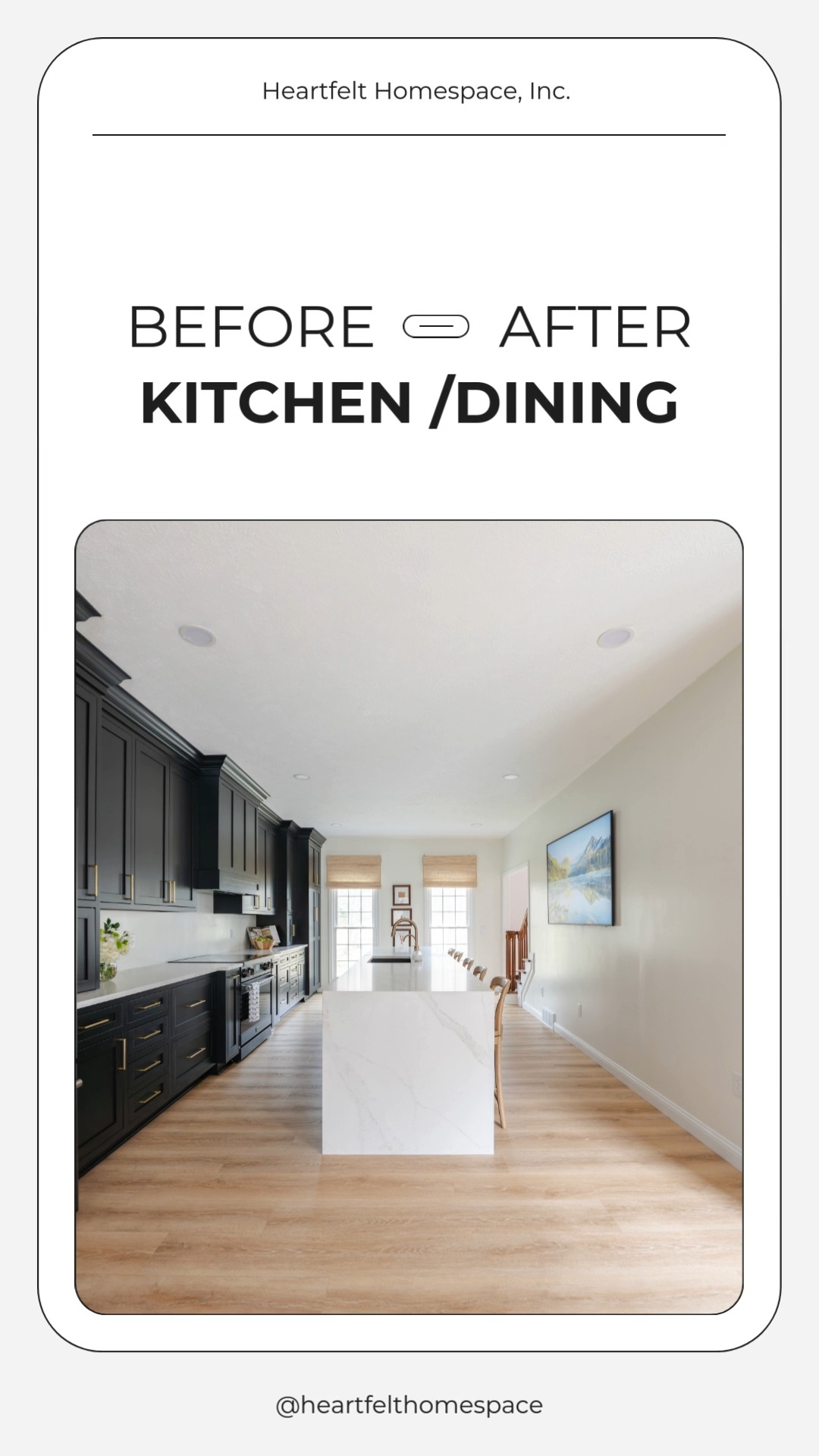 Black and White Kitchen Remodel