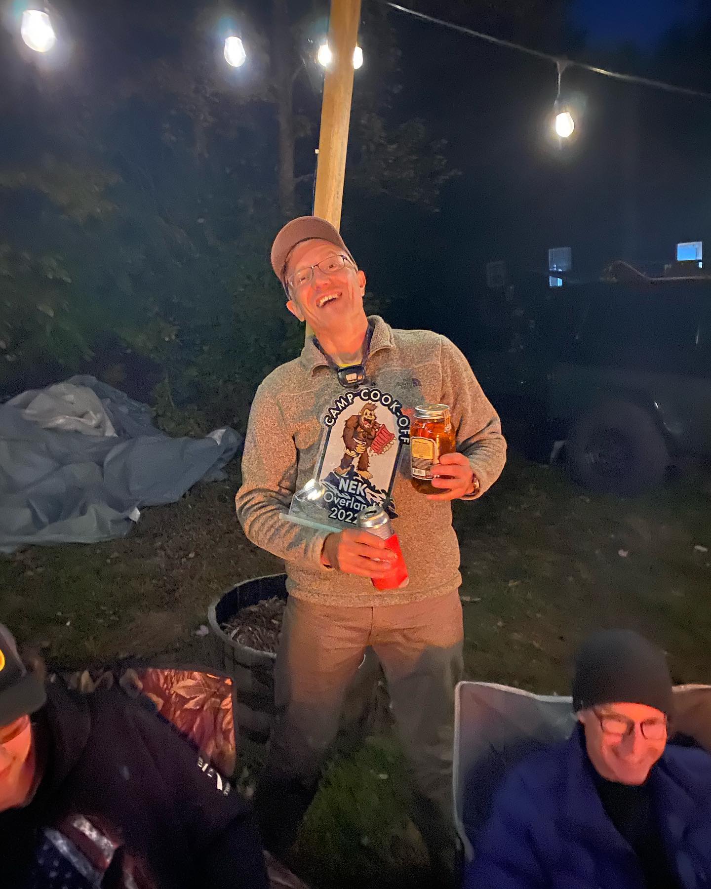 Micah Donahue and Stephen Foster came out with the win. There pizza was very good. Allen Keddy received the now info infamous award for the worst dish. His PB&J was well received by the kids in attendance though.