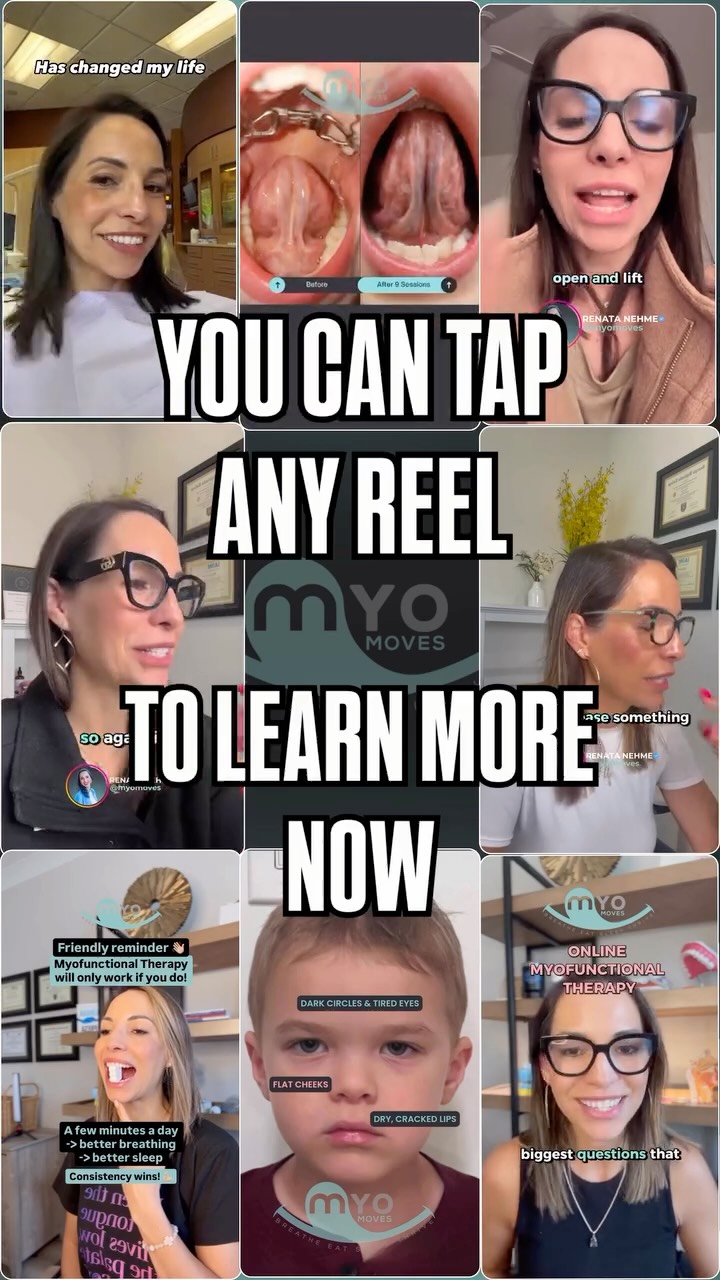 If you’re new here, this is your crash course in Myo Moves, airway health & myofunctional therapy!
From tongue tie releases, to expansion journeys and the exercises that retrain the muscles behind it all.
Every reel linked here is a piece of the same story:
👉 better breathing
👉 better sleep
👉 better development
Airway health doesn’t come from one fix. It comes from understanding how all the pieces work together.
Start tapping and fall down the myo rabbit hole with us! 🌀
#myofunctionaltherapy #airwayhealth #mouthbreathing #tonguetie #sleepdisorderedbreathing