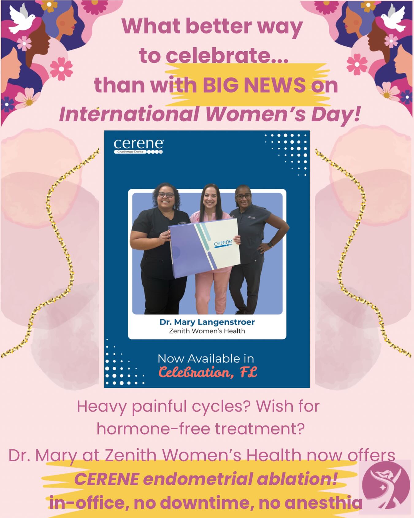 💃🏼 HAPPY INTERNATIONAL WOMEN’S DAY 💪
I’m so blessed to be surrounded by the best Zenith team of incredible women and we are all here to provide you, our community, with the best health care!
💖Thank you @momma__mel @miriamknows @omg_its_lucy @sassyswati84