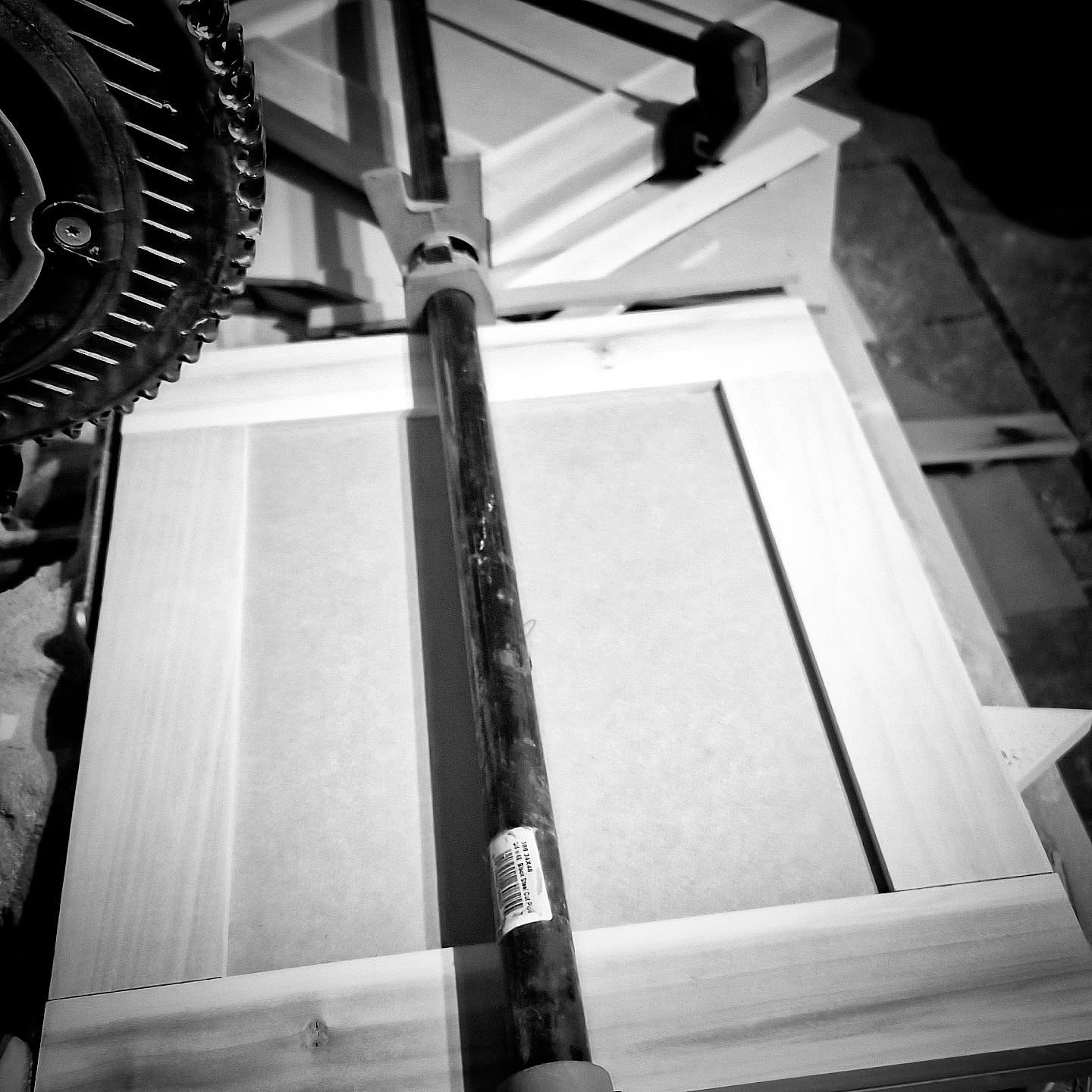 It certainly may be easier on a big project like this to order the door faces from an online fabrication shop. But we are after the constant refinement of our craftsmanship and that cannot be found on the easy road. So, we build them on site.