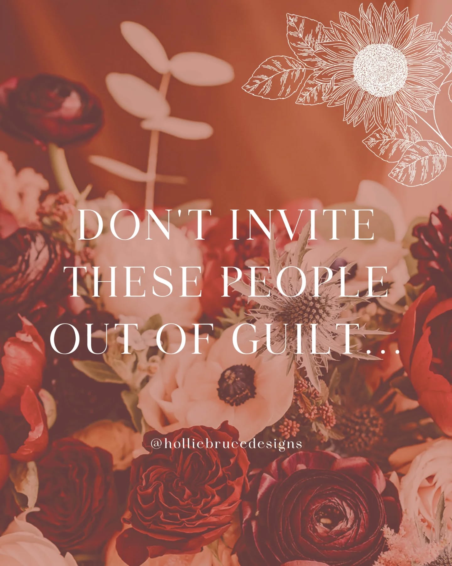 Planning a guest list? This might be the permission slip you needed 💌
Your wedding guest list should be filled with people who truly support and celebrate you, not names added out of guilt or obligation 🫶🏼✨
It’s okay to make choices that feel right for you and your partner. If you’ve ever felt pressure about who should be invited, this carousel might give you the reassurance you need 💪🏼🩷
Swipe through… and just a heads up, the last slide might be the most controversial one 👀✨
.
.
.
#weddingtips #weddingstationeryinspo #weddingguestlist #weddingplanning #weddinginvitesuk