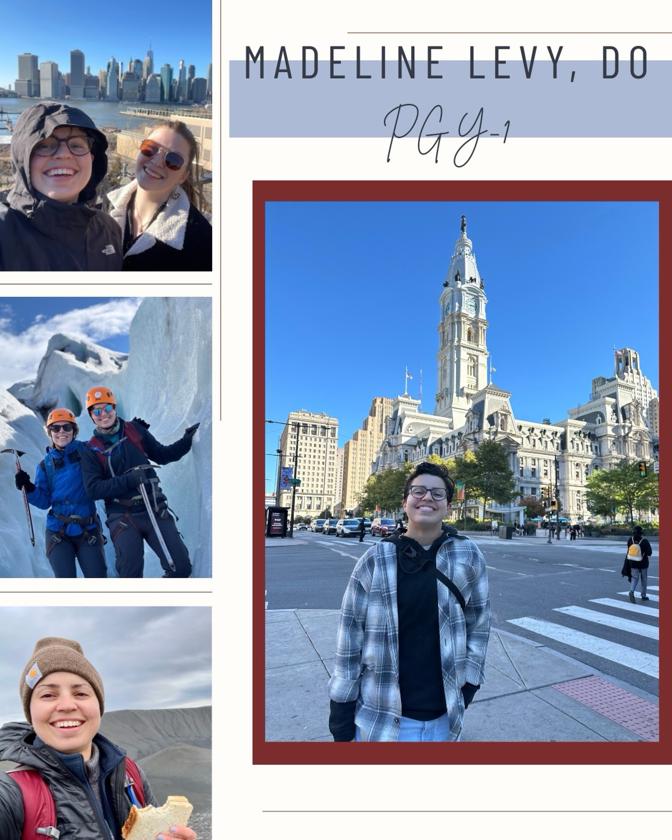 Next up on ‘tern Tuesday is our social butterfly, Dr. Maddy Levy!
📍Hometown: Cheshire, CT
🩺Med school: UNECOM
⛷️Hobbies: hiking, skiing, being mediocre at pickup sports, vegetating with a good tv show
🤙🏽Albany perks: Urban style program with easy access to outdoor spaces
💉EM interests: critical care