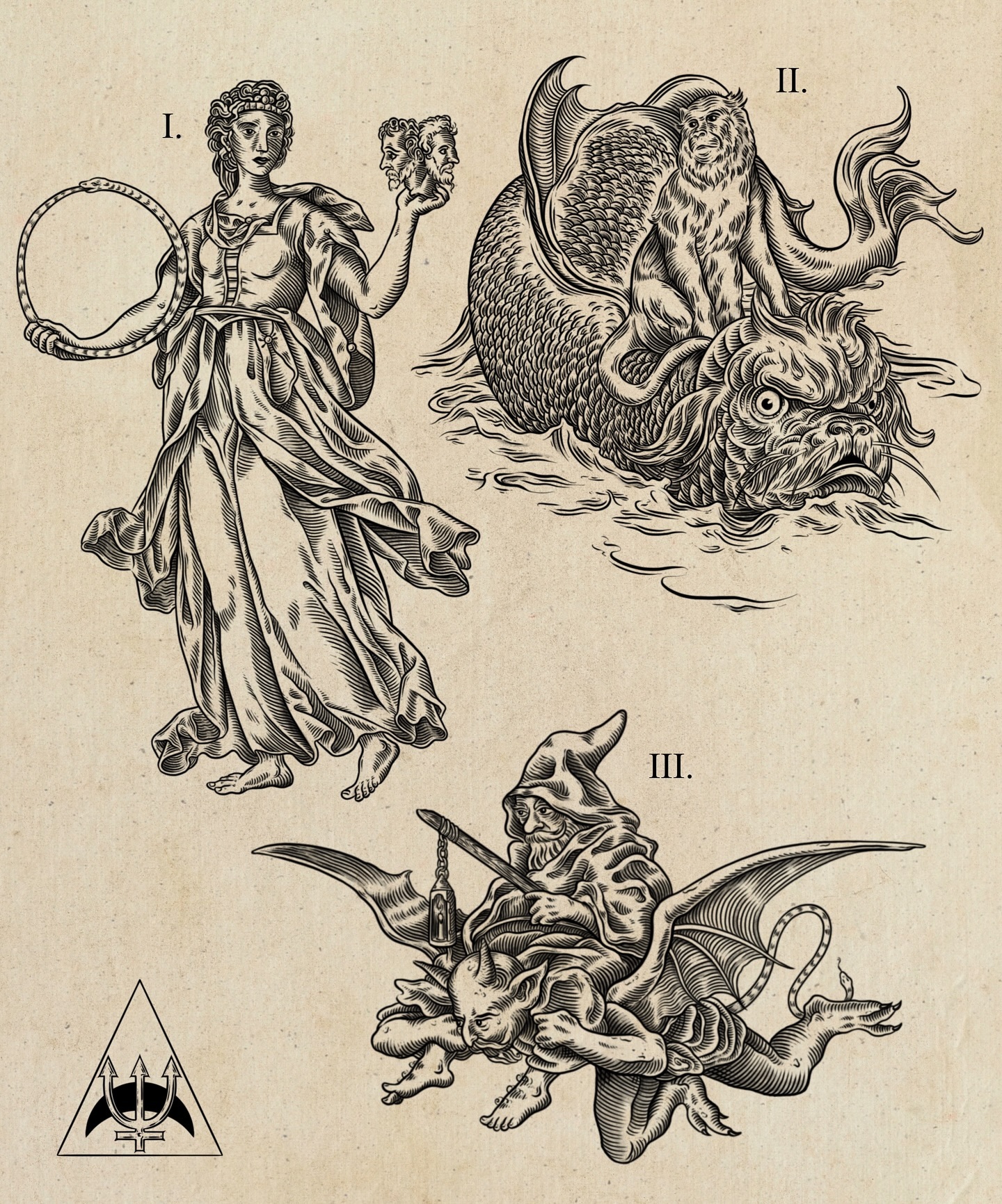 — FLASH SHEET no. 5 —
***Design I and III claimed, design II still available.***
Design I and II are single-use only, design III can be claimed twice. Prices may vary depending on size and location. Please direct message me the design you want to claim (FCFS). After we confirm the details, a nonrefundable deposit will be required to secure an appointment. If you would like the lore of a design, feel free to reach out and ask. 🌚✨
.
.
.
.
.
#slctattoo #slctattooartist #slctattoos #utahtattoo #utahtattooartist #slcartist #slcink#engraving #linework #blackwork #medieval #medievaltattoo #engravingtattoo #woodcuttattoo #blacktattoos #blackworktattoos #alchemytattoo #occultattoo #hermetic #hermeticism