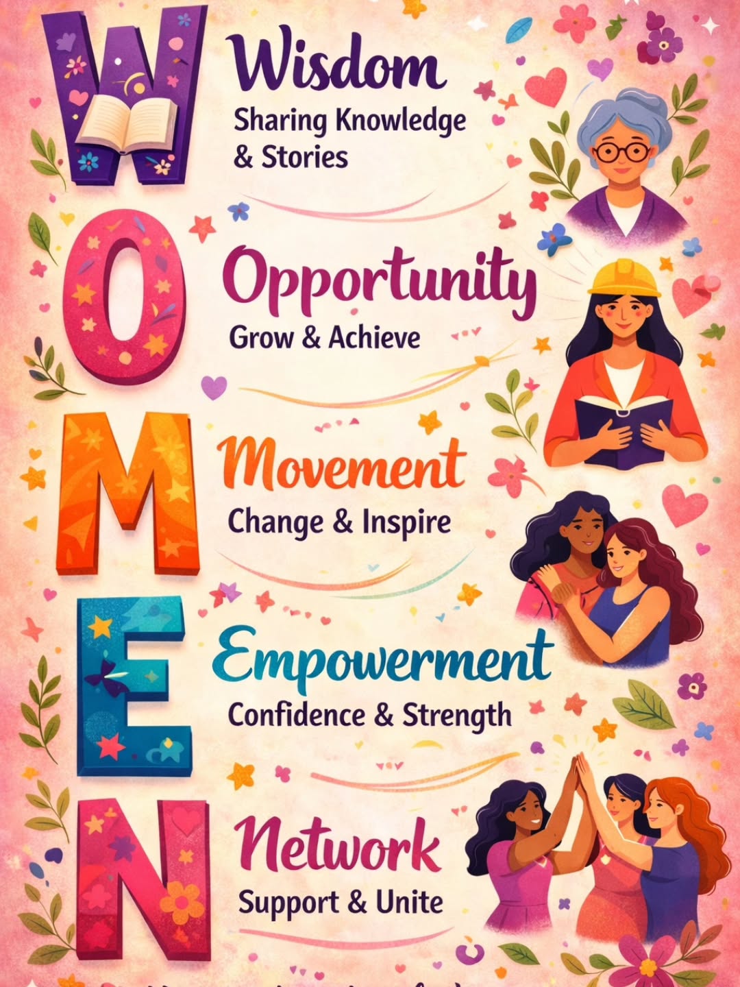 Women move the world with courage, creativity and heart.
WOMEN
W – Wisdom
We carry stories, knowledge and experiences that inspire others.
O – Opportunity
We open doors, create possibilities and support each other to grow.
M – Movement
We move bodies, ideas and communities forward.
E – Empowerment
We lift each other up with confidence, strength and encouragement.
N – Network
We build connections and communities that support and inspire.
At Latin Soul Dance, we celebrate women every day through music, movement and community.
Because when women move… the world moves too.
Happy International Women’s Day.
#InternationalWomensDay #WomenMoveTheWorld #WomenEmpowerWomen #LatinSoulDance #DanceCommunity CelebrateWomen