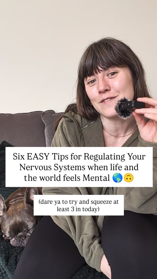 Don't let 'too busy' be an excuse mates.
Start to understand HOW your nervous system works and weave in little things throughout your day to help regulate.
Make it work for you, and keep curious ❤️🌱.
Rome wasn't built in a day.
Now go hug a dog.
Or you know, a person if that's your preference.
Give this a save if ya find it useful so you don't forget, and maybe share to keep spreading the nervous system info with your community 👀.
What's your favourite thing to do to settle and regulate? Let me know all your weird and wonderful ways.
Love you
Xxxxx
Jenny
.
.
.
.
.
.
.
.
.
.
.
.
.
.
.
#breathwork #nervoussystemhealth #nervoussystemsupport #meditationtips #calmdown