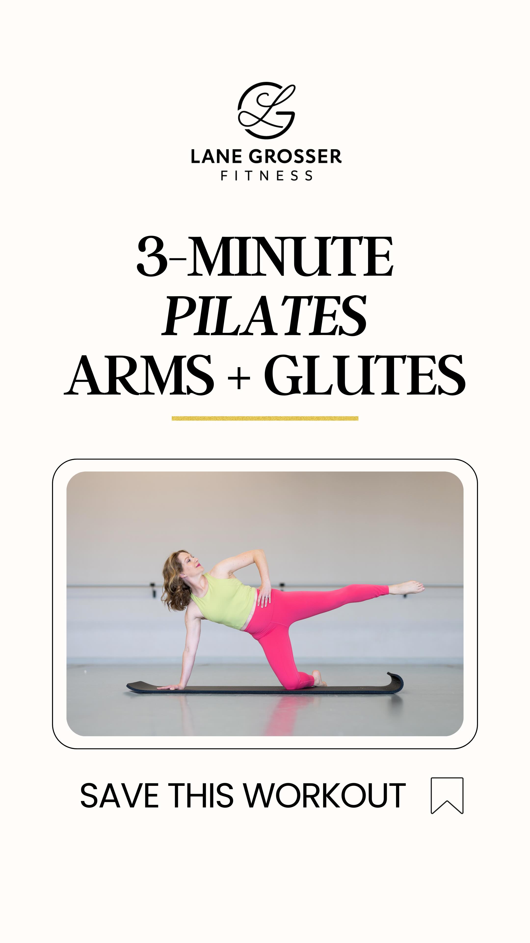Save this workout for later 💛
Only have 3 minutes?
Try this Pilates arms + glutes sequence.
Small moments of movement add up — and they’re often the easiest way to get started again.
If you want a full week of short, guided workouts, my 7-Day Reset is the perfect place to begin.
✨ Start here:
www.lanegrosserfitness.com/reset
(link in bio)