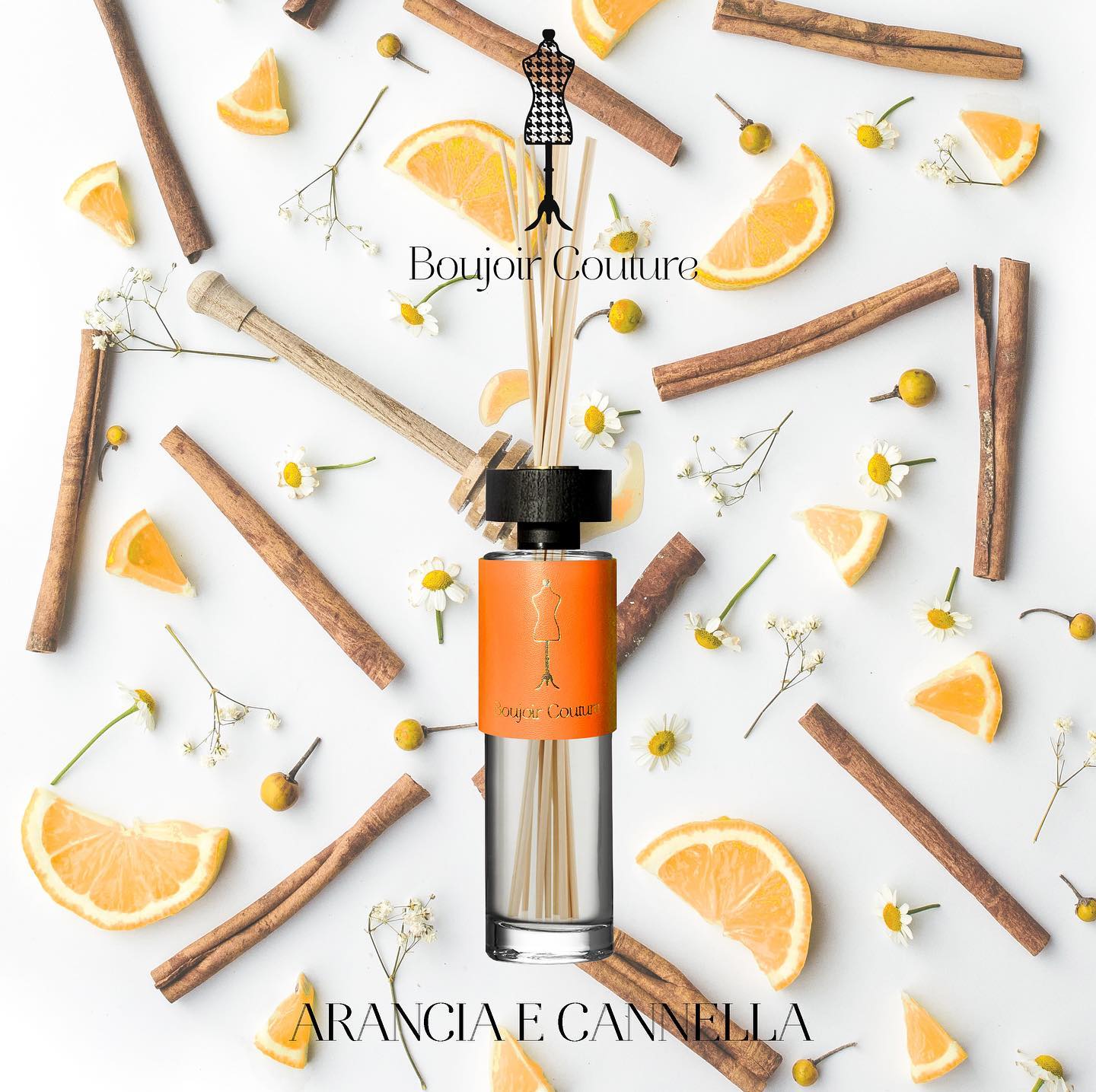 Una fragranza energica e rilassante allo stesso tempo. La nota dell’arancia mischiata alla sensualità della cannella e di legni pregiati. #ambienteeprofumi #diffusori #ambiente #arancia #cannella #home