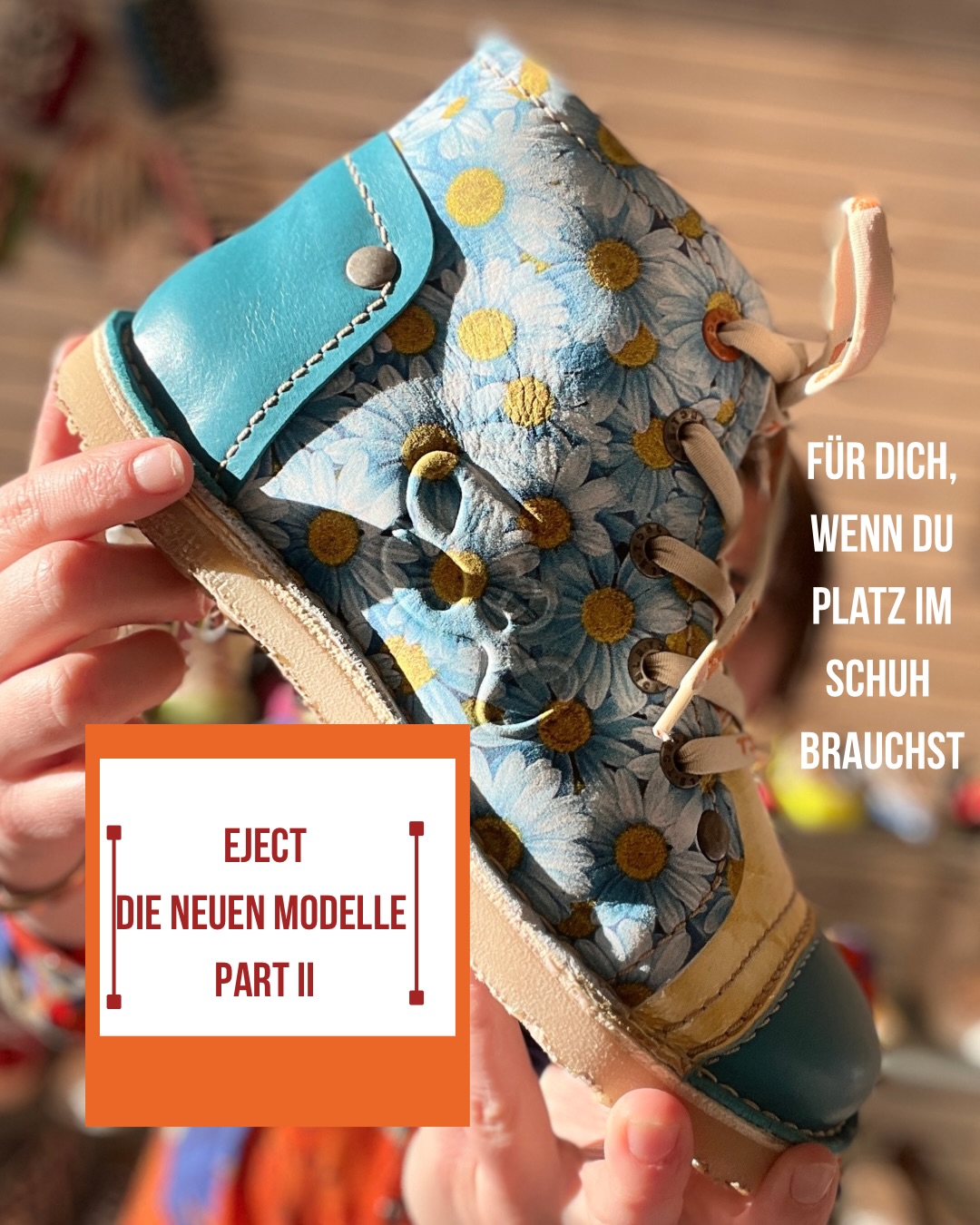 Bei der Auswahl der Materialien achten wir beim Eject stark darauf, dass diese die Eigenschaften mitbringen, die wir gerne möchten. Eines haben aber alle gemeinsam: sie sind Leder gefüttert und innen nahtarm verarbeitet. Vom Tragegefühl unterscheiden sich die Eject stark von herkömmlichen Schuhen, hauptsächlich, weil man die breite Zehenbox im herkömmlichen Schuh gerne vergisst. Probier’s doch mal aus. #GeigerSchuheUndTextil #Nachhaltig #Schuhe #ProduziertInEuropa.