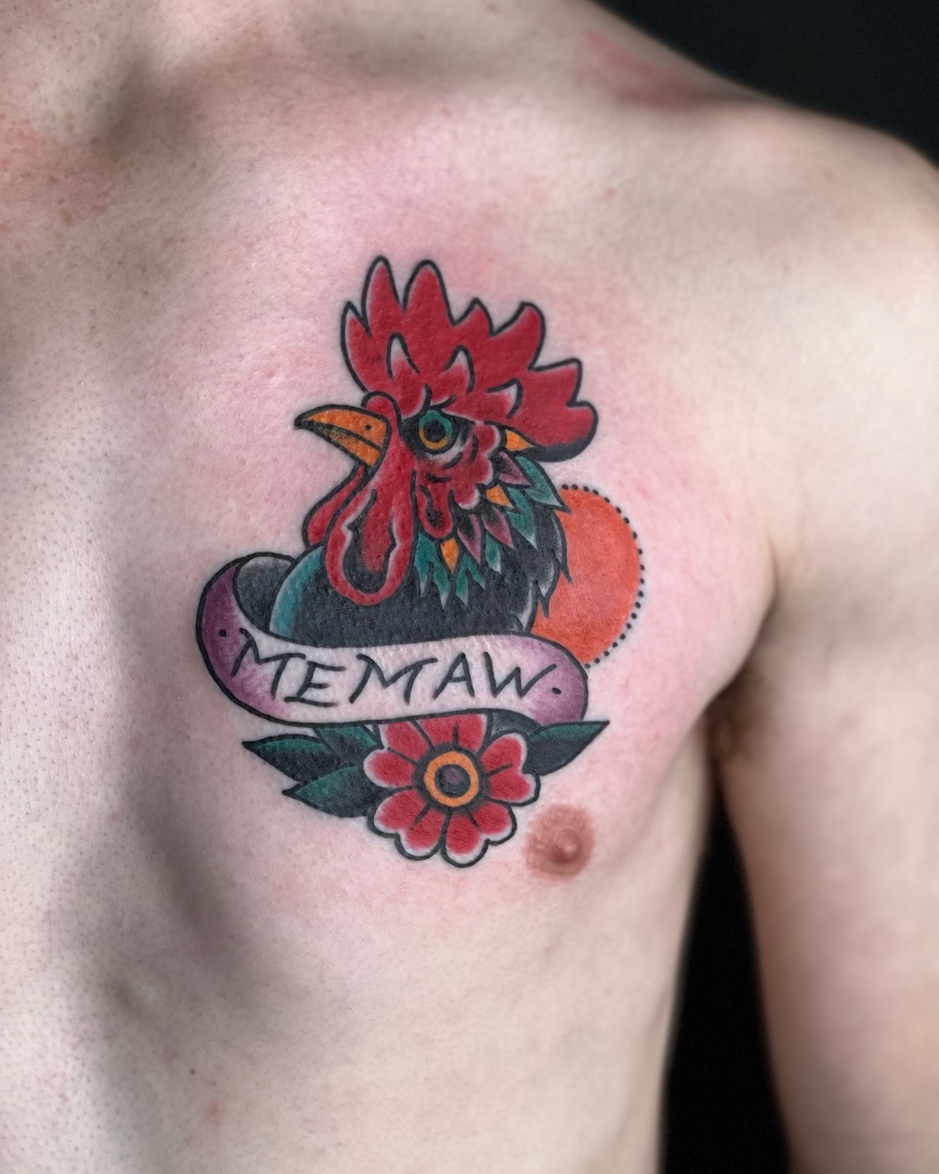 Recent rooster by Michael
@anstine.tattoo
To book with Michael
Request an appointment on our website
TitanTattooNashville@gmail.com
#roostertattoo
#traditionaltattoo
#traditionalchesttattoo
#nashvilletattooshop