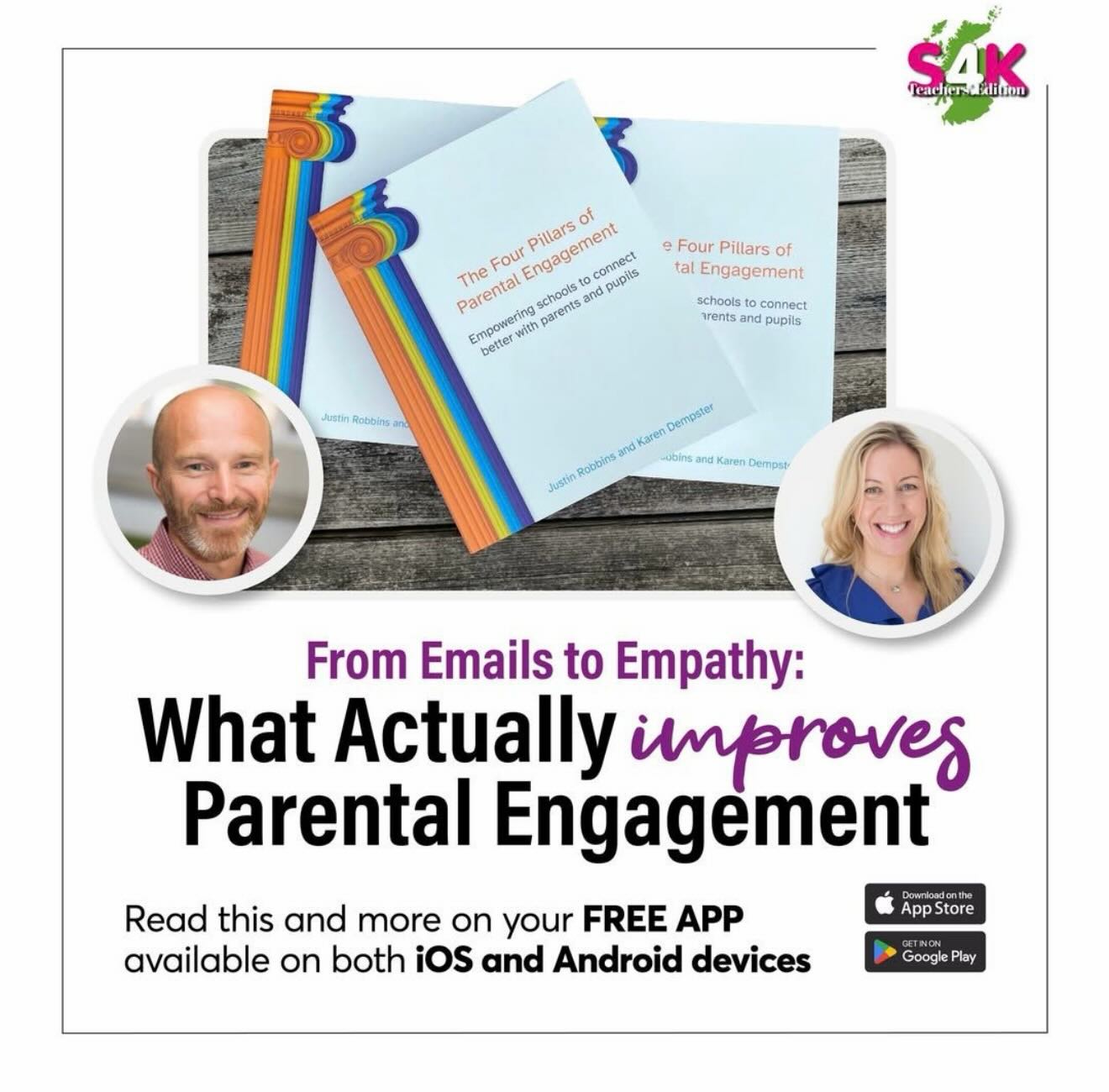 📢 From Emails to Empathy - What actually improves parental engagement in schools?
We’re excited to see the Four Pillars of Parental Engagement featured in the latest Scotland4kids Teachers’ Edition.
The framework helps schools move from simply contacting parents to building meaningful partnerships with families.
The four pillars are:
Knowledge
Environment
Culture
Communication
📖 Read the article:
scotland4kids.com/teacher-magazine
📥 Download the Four Pillars Quick Start Toolkit
via the link in bio.
🎓 Join our Four Pillars Masterclass in May with Karen & Justin to help your school take a planned and sustained approach to parental engagement via the link in bio.
💬 What do you think is the biggest barrier to parental engagement in schools today?
#parentalengagement #schoolleadership #educationleadership #educationmatters #fourpillars