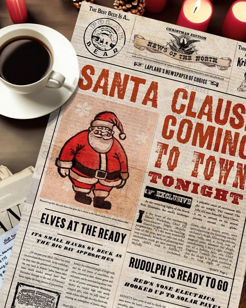 ☆ Extra! EXTRA! READ ALL ABOUT IT! (Swipe for the juicy details, with thanks to @truegrittexturesupply for creating my favourite procreate brushes!)
.
.
☆ I can share this a couple of days early since he doesn't have Instagram, but every birthday or Christmas I love to design a really over the top card for my boyfriend, and here is this year's entry.
.
☆ If working on The Diplomat taught me one thing, it's that I love to design a fake newspaper!
.
.
#christmas #ephemera #agraphicdesignerdidthat
#meetthemaker #vintagegraphics #typography #vintagelogo #truegrittexturesupply #retroillustration #designinspiration #vintagenewspaper #newspaper #graphicdesignforfilm #agraphicdesignermadethat #filmmaking #graphicdesign #designer @photoshop @procreate #adobesuite
