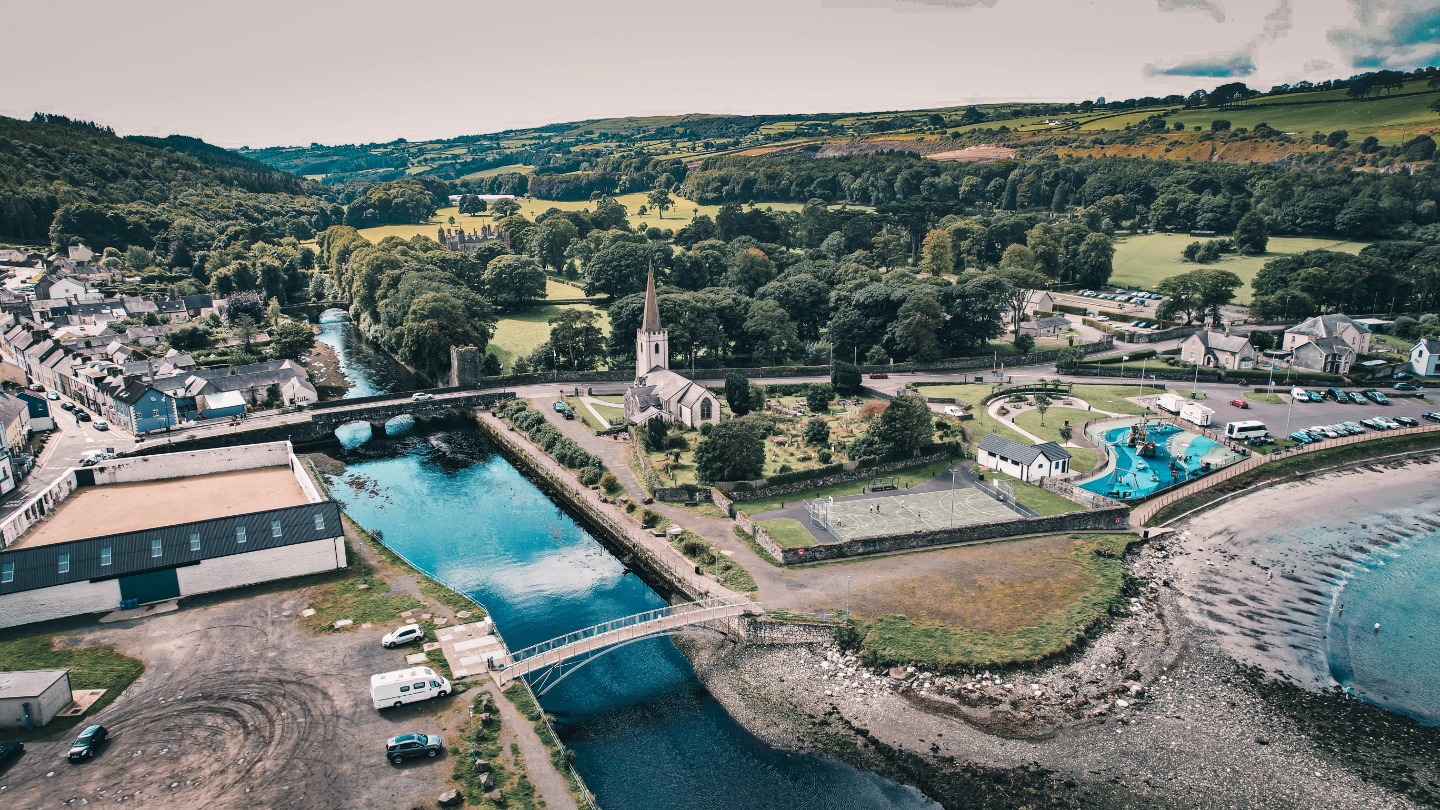 More drone pics, this time at Glenarm.
For more of this content, giz a wee follow at @virtual_towns