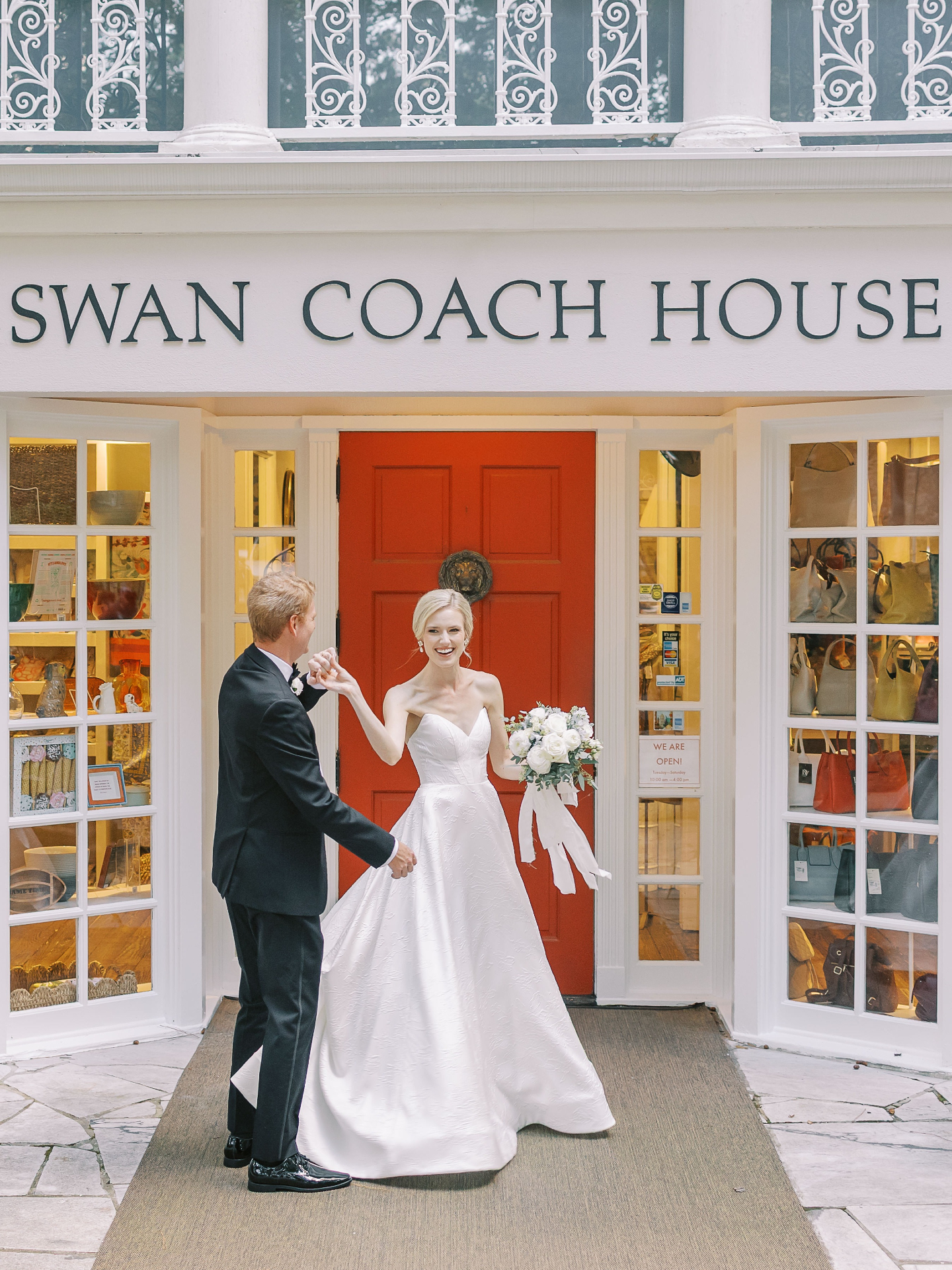 One of our favorite traditions is seeing your photos in front of our iconic red door. Whether you’re celebrating something special or just stopping by for lunch, it’s always the perfect backdrop.
Make sure to DM us your photo in front of the red door for a chance to be featured next month!