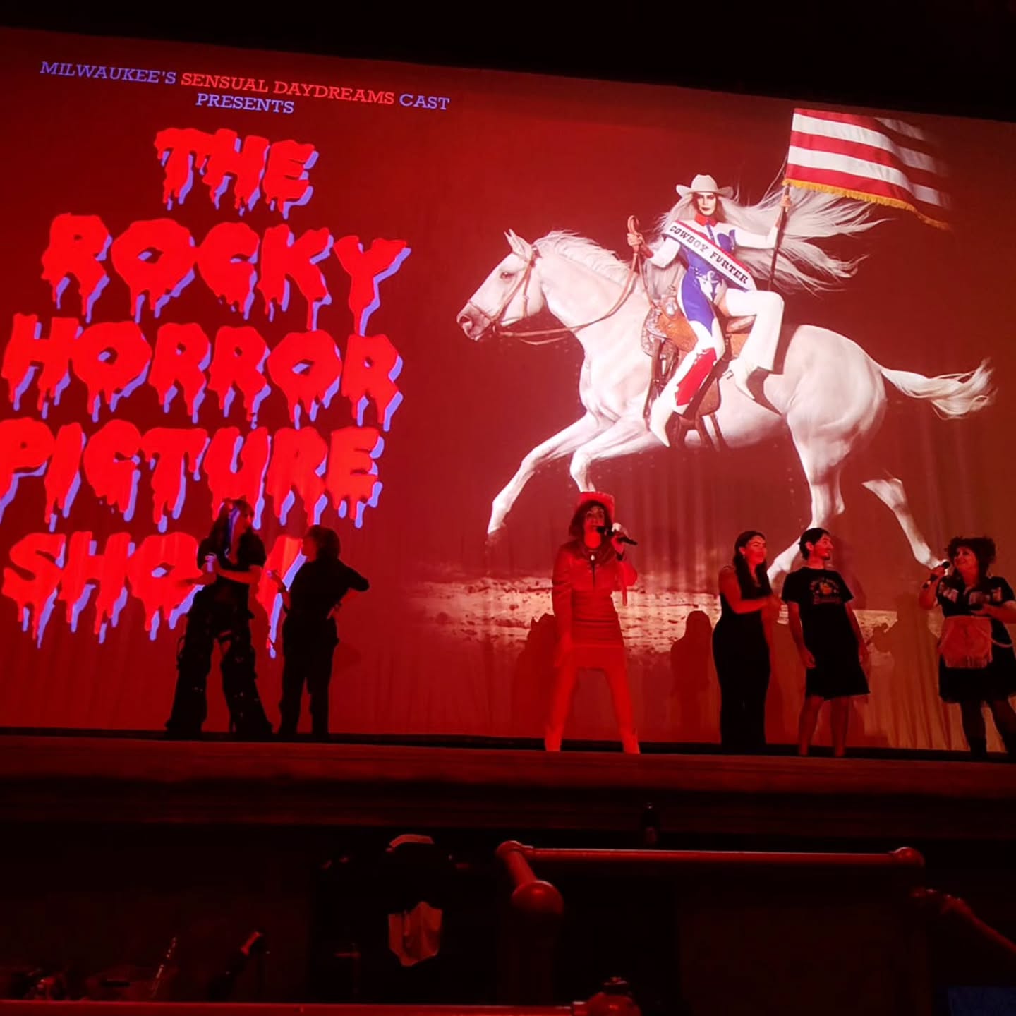 Yeehaw! This month we are bringing back the Rocky Horror Rootin' Tootin' Rodeo Show!
This blast from the past was pur August 2024 theme show that was so well loved, we had to do it again! Join us this Saturday at @orientaltheatremke for the raunchy rodeo. You don't want to miss it!
#sensualdaydreamscast #sensualdaydreams #rockyhorrorpictureshow #rockyhorrormke #shadowcast