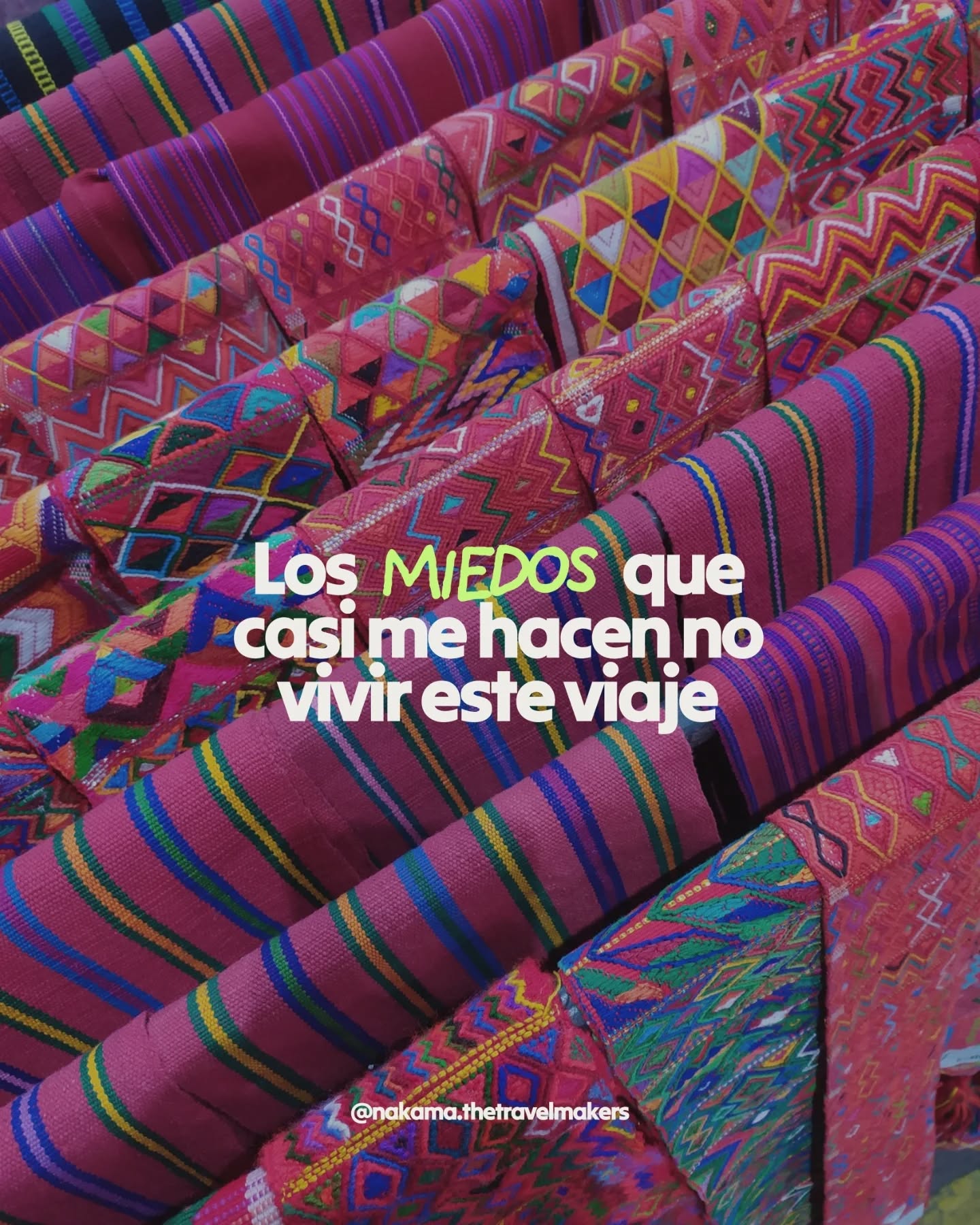 Antes de viajar con Nakama muchas personas sienten lo mismo:
✨️“Me da respeto”
✨️“¿Encajaré?”
✨️“¿Y si no conozco a nadie?”
Son pensamientos muy normales cuando estás pensando en hacer algo nuevo.
Pero lo curioso es que la mayoría llega con esos mismos miedos… y vuelve diciendo que lo mejor del viaje fue el grupo.
A veces solo necesitas el grupo adecuado para atreverte
¿Te has sentido identificad@ con alguno de estos miedos?
#nakama #viajegrupal #aventura #experiencias