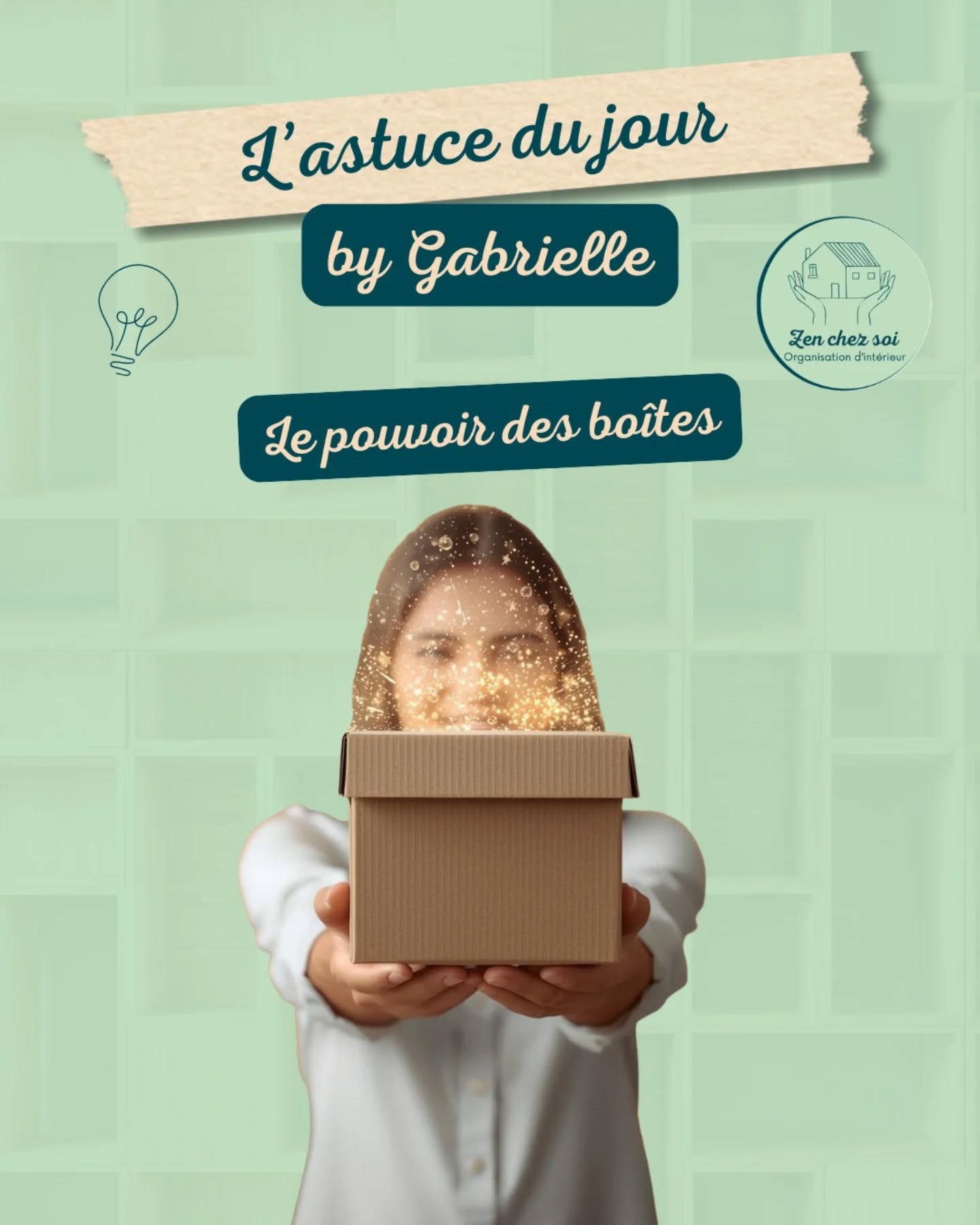 L'astuce du jour by Gabrielle ! ✨
Parlons des boîtes ! 🪄 Elles sont véritablement des alliées indispensables pour maintenir l'ordre et l'organisation dans nos espaces de vie.
Qu'elles soient en carton, en plastique, en métal ou en bois, elles offrent une multitude de solutions de rangement adaptées à chaque besoin. 🫶🏼
📌Dans la cuisine, elles permettent de regrouper les épices, les ustensiles ou les provisions de manière ordonnée, facilitant ainsi l'accès et la préparation des repas.
📌Dans le salon, les boîtes peuvent servir à ranger les télécommandes, les magazines ou encore les jeux de société, contribuant à un espace de détente agréable et dégagé.
📌Dans la chambre, elles sont idéales pour organiser les vêtements, les accessoires ou les souvenirs, tandis que dans la salle de bain, elles aident à classer les produits de beauté et les articles de toilette.
📌Même le garage bénéficie de leur utilité pour stocker les outils, les équipements de jardinage ou les pièces de rechange.
👉🏼En résumé, les boîtes sont de véritables gardiennes de l'ordre, rendant chaque pièce fonctionnelle et harmonieuse. ☀️
#zenchezsoi #lepouvoirdesboites #rangement #homeorganiser #astucedujour