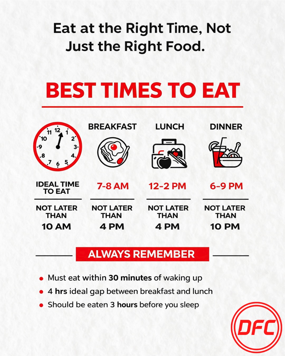 It’s not just the food, timing matters too. ⏰
Eat at the right times to support better digestion, energy, and metabolism throughout the day.
Start your day right.
Fuel up mid-day.
Keep dinner balanced and timely.
Your body will thank you. ❤️
#TheDisciplineFitnessCoach