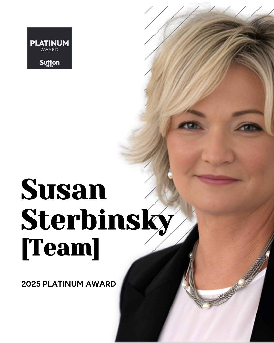 🌟 Celebrating Susan’s Achievement! 🌟
I’m so proud to share that my client, Susan Sterbinsky, has been recognized with Sutton’s 2025 Platinum Award — a well‑deserved honour that reflects her dedication, integrity, and the trust she’s built with her clients. Susan leads with heart, strategy, and a client‑first mindset.
If you’re considering a move or want strategic guidance from someone who truly cares, Susan is an incredible resource.
#TorontoRealEstate #SusanSterbinsky #SuttonOldMillRealty