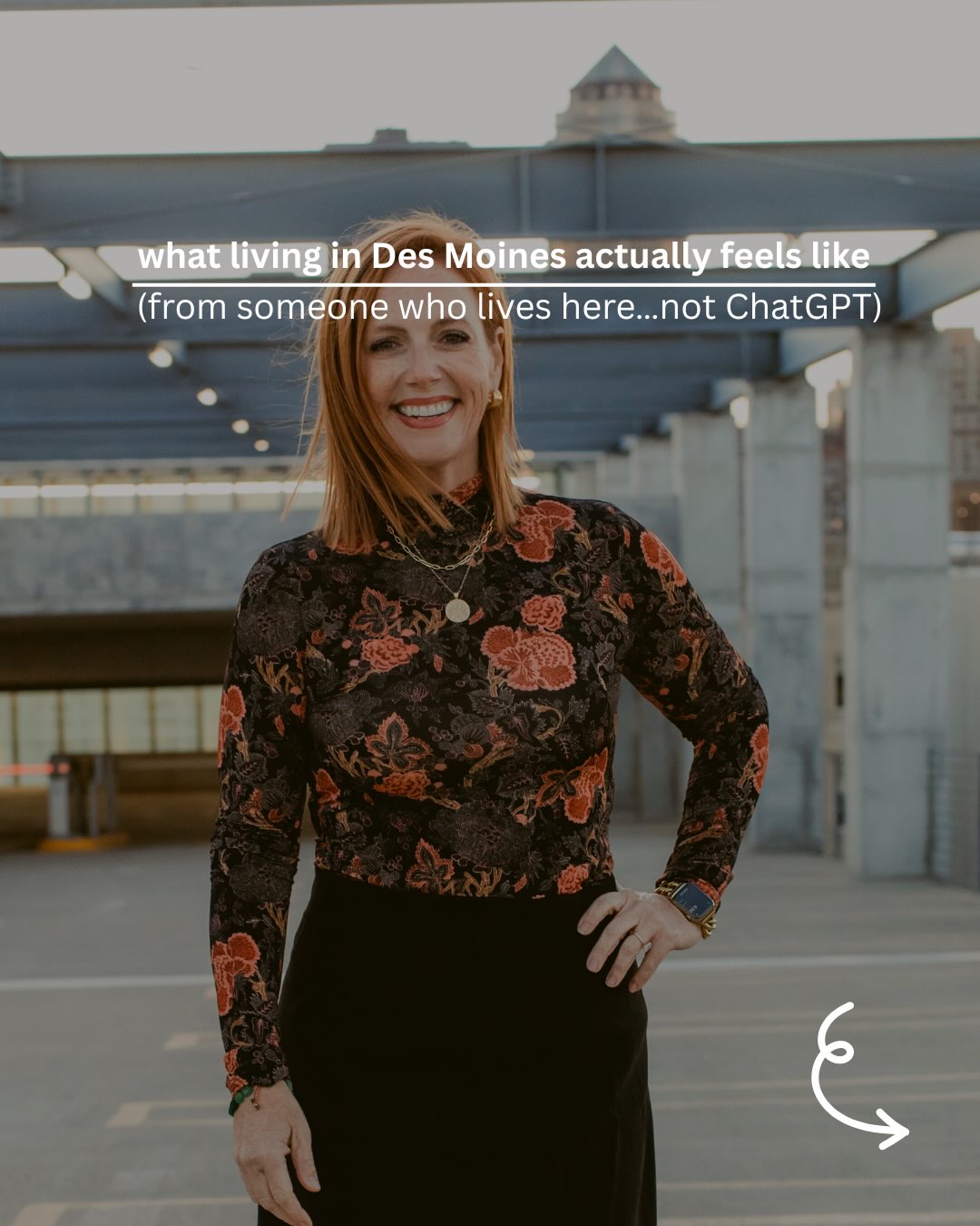 Thinking about moving to Des Moines? A lot of people are asking ChatGPT what it’s like to live here… but I thought I’d show you the city through the eyes of someone who was born and raised here and truly loves it. (And loves helping people find a home here!) These are just a few of my favorite spots. Follow along for more Des Moines from a local ❤️